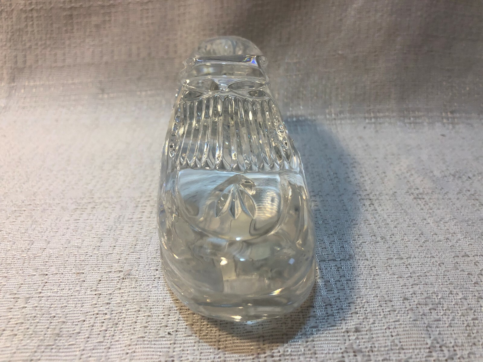 Miroslav Havel Signed Stamped Waterford Crystal Golf Shoe Desk Paperweight