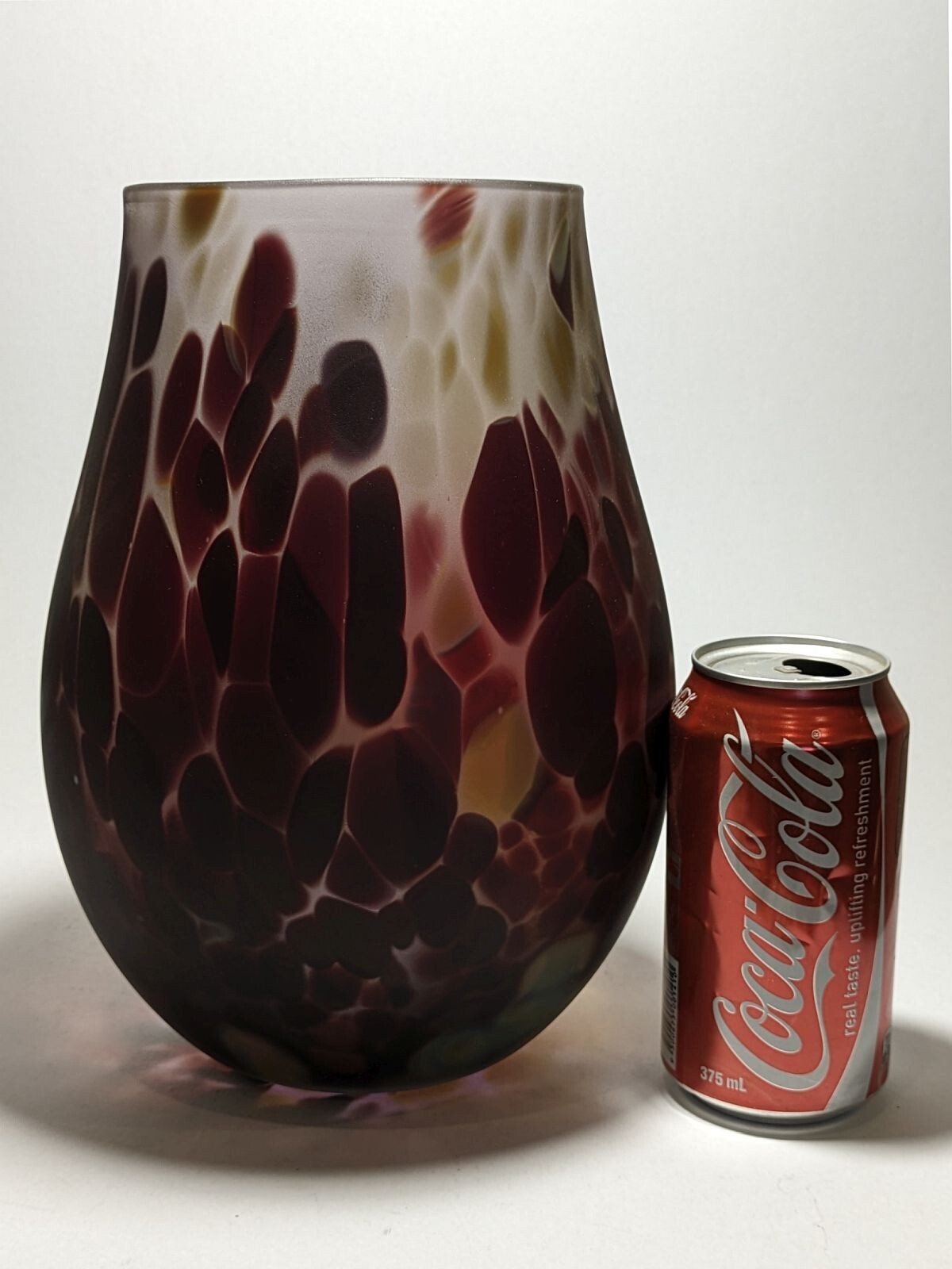 Large (26 cm) Keith Rowe Glass Vase — Australian Glass Artist