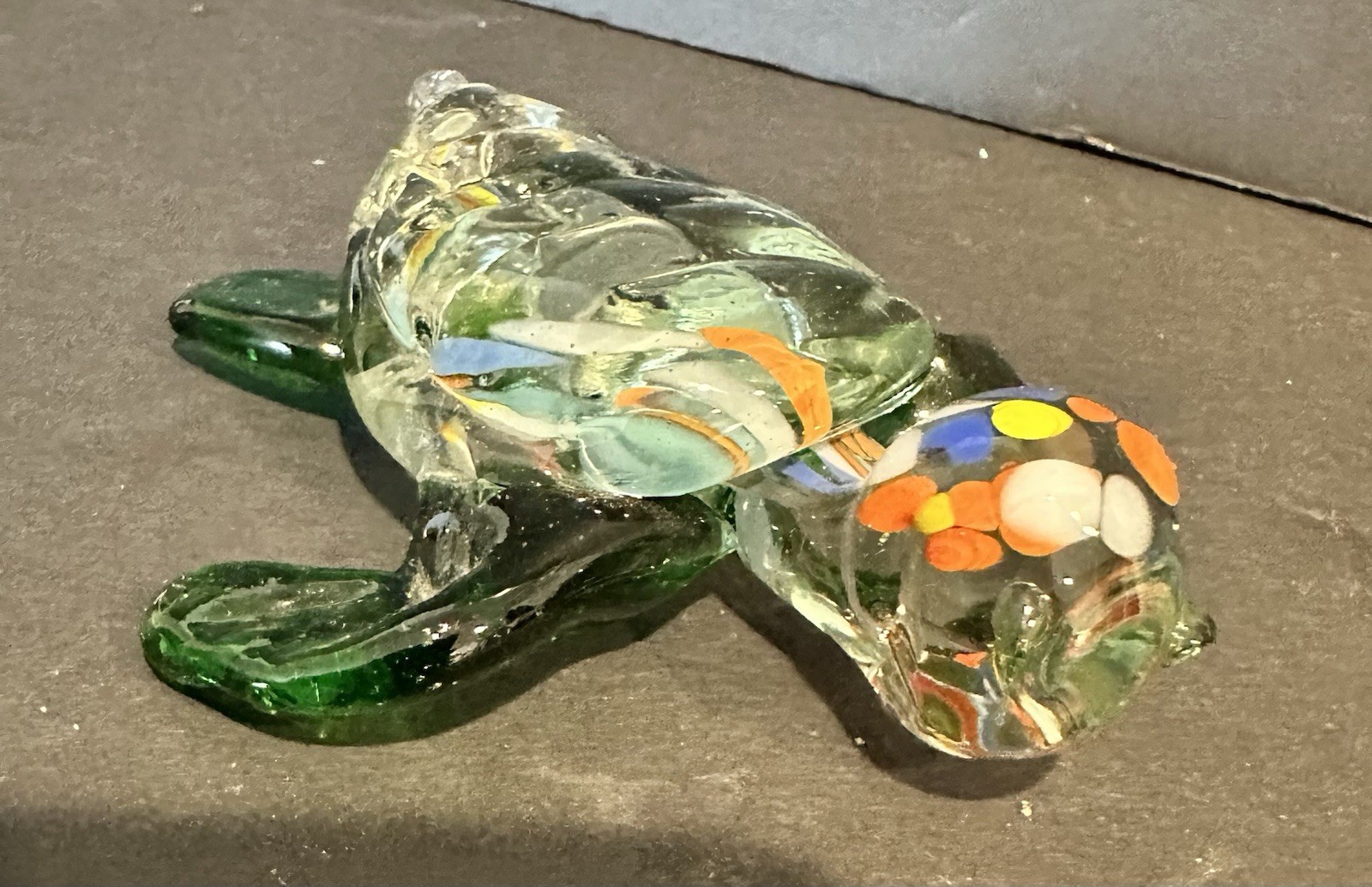 Art Glass Sea Turtle Hand Blown Figure