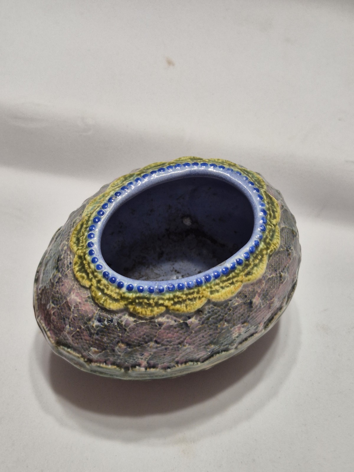 Small Raku Style Textured Handmade Pottery