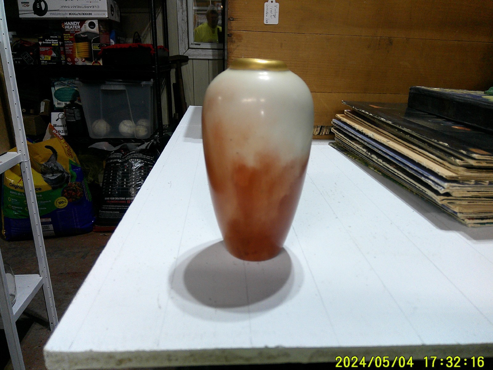 Antique RS Germany Vase Hand Painted 5 1/2″