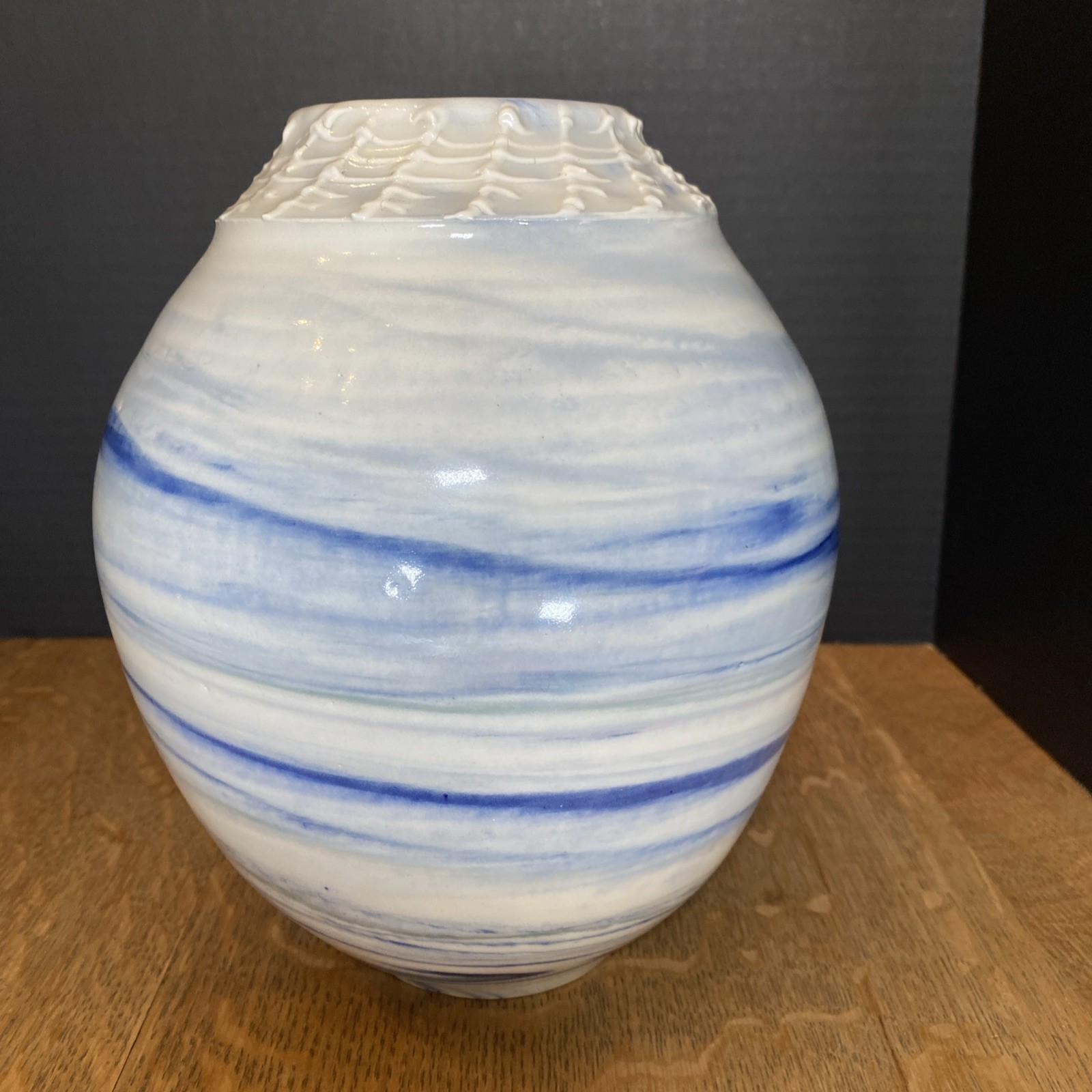 Rare Gallery Lewis & Risa Dimm Hand Thrown Pottery Vase Quiet Luxury Coastal