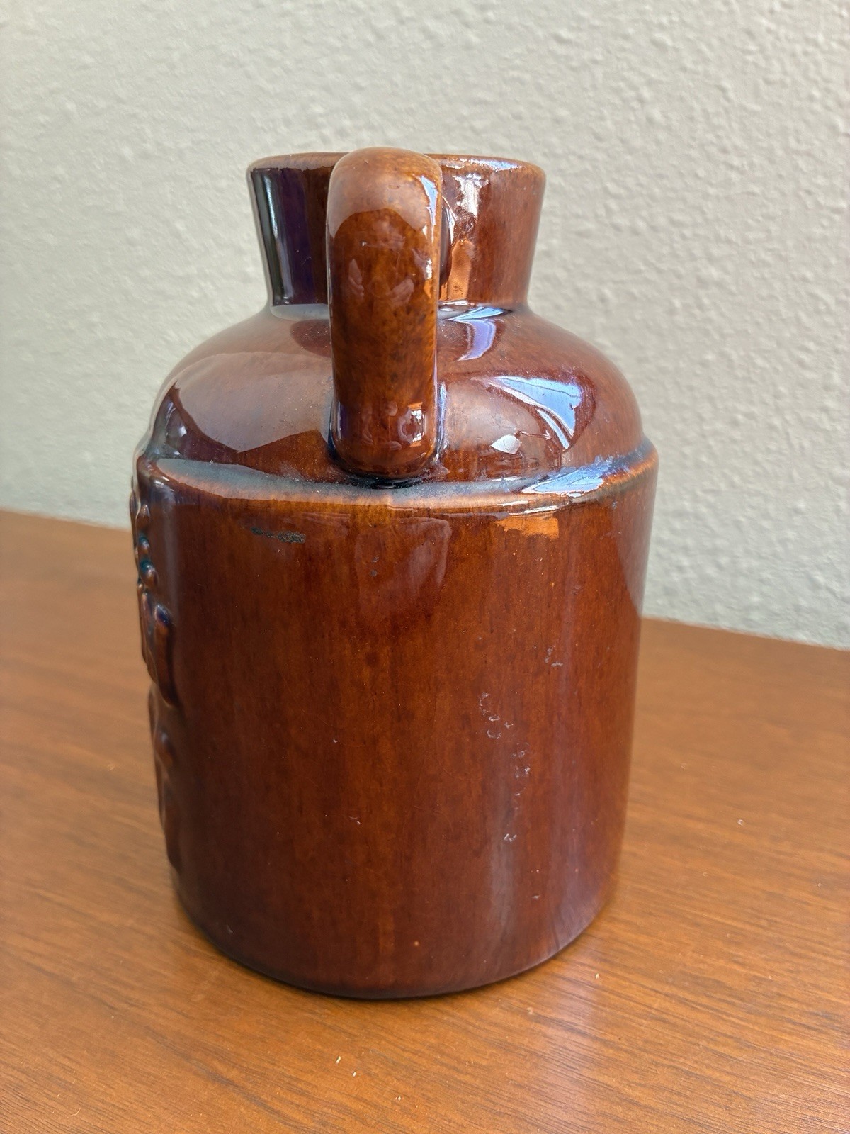 Vintage Haeger Pottery Little Brown Jug Bottle Made in USA 6 inches Tall #308
