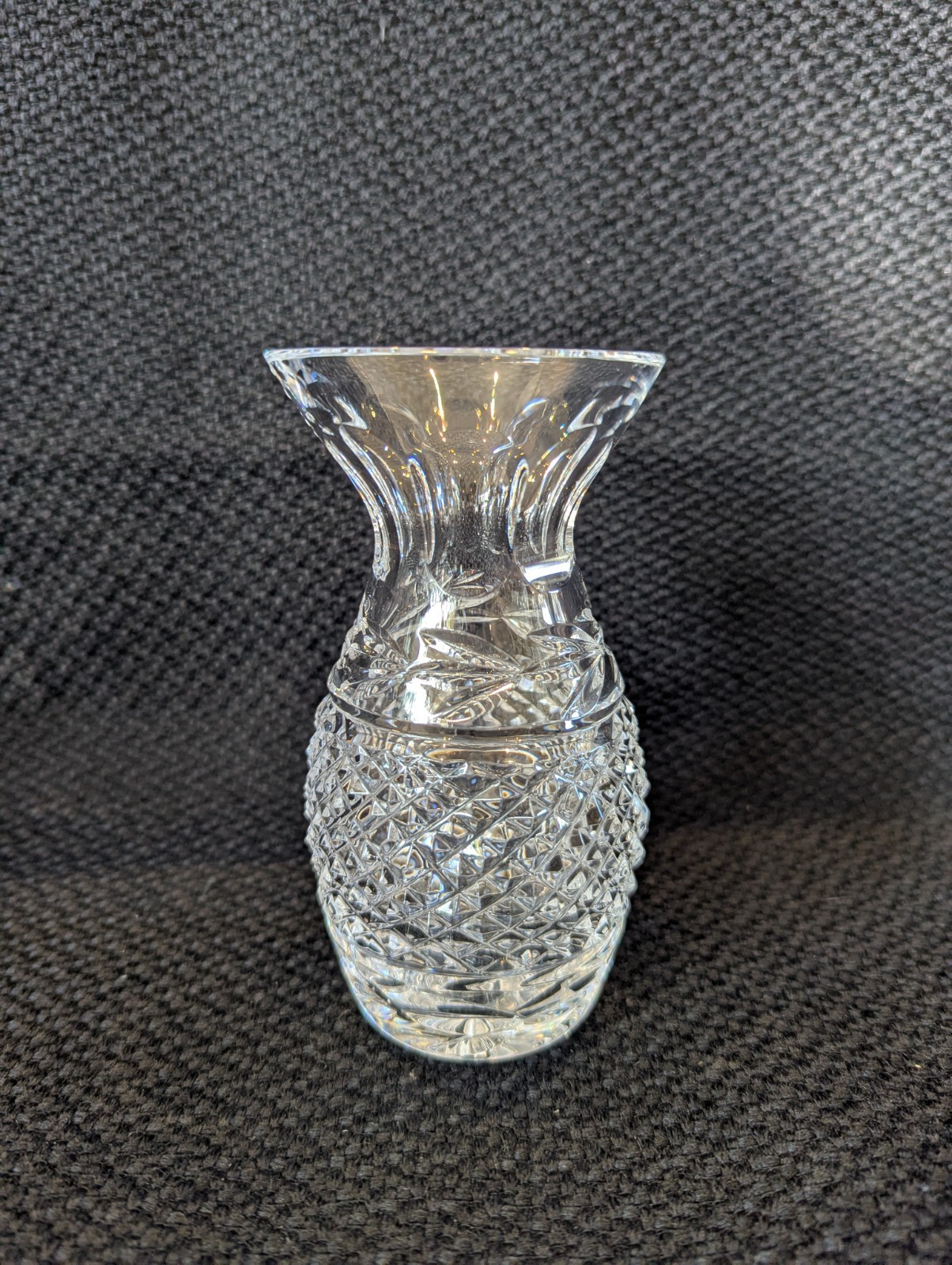 Waterford Crystal Glandore Vase 13.5cm A/F