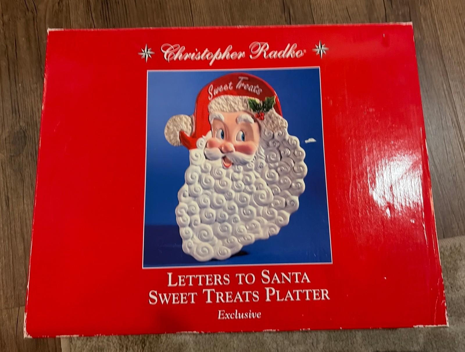 Christopher Radko Letters To Santa Sweet Treats Platter 15.75″ x 11″ w2s14