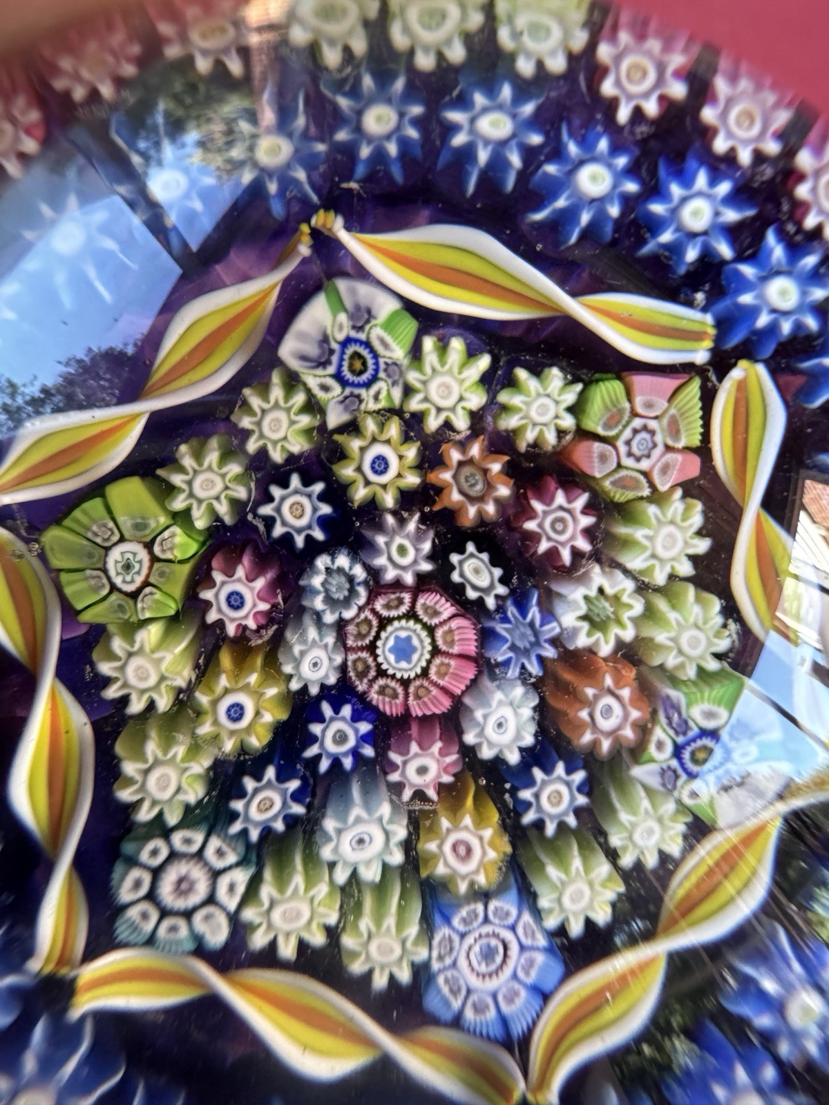 PERTHSHIRE Millefiori paperweight 1980 Marked And With Original Sticker.