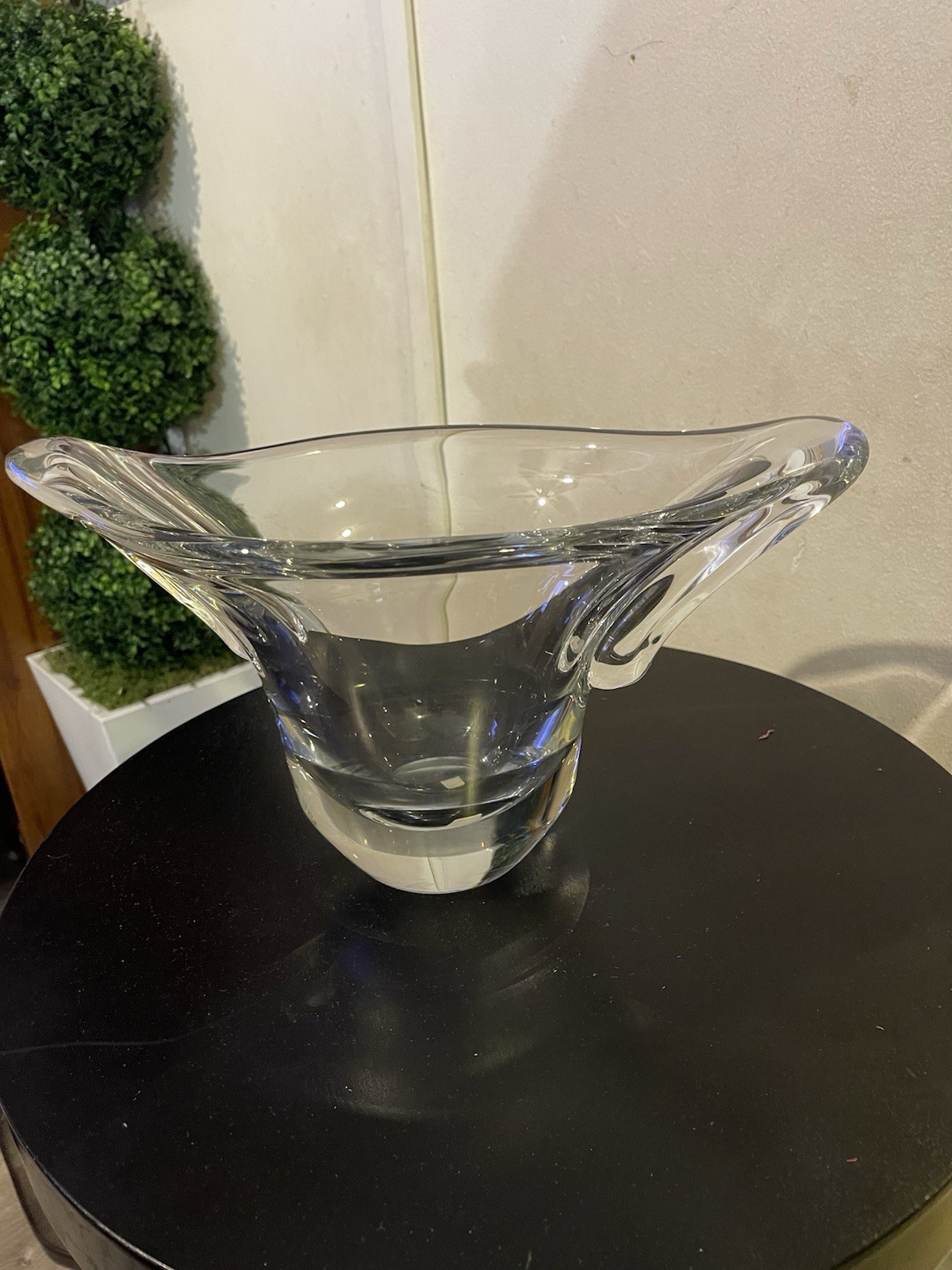 daum france Crystal Vase Large 1960 On Sale Now