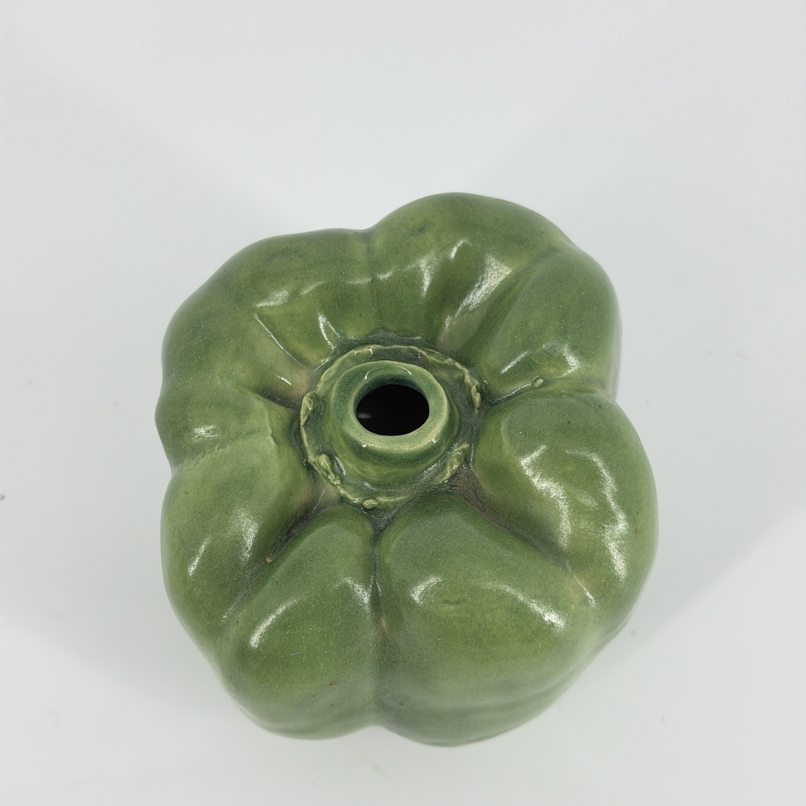 2000 Patricia Garrett Studio Pottery Great Impressions BELL PEPPER Bud Vase Food