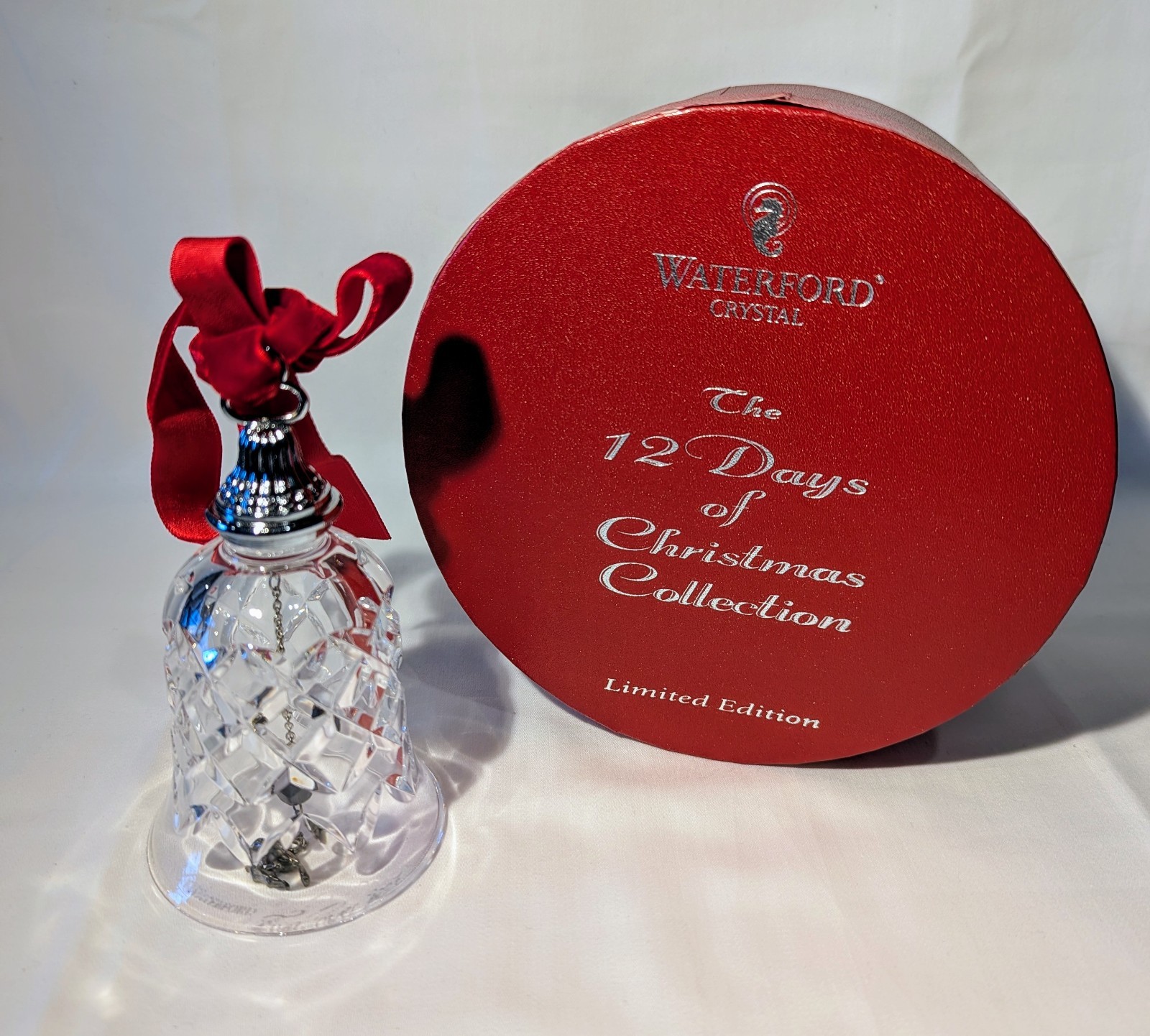 New Waterford Crystal 12 Days of Christmas 2nd Ed TWO TURTLEDOVES Limited Ed Bel