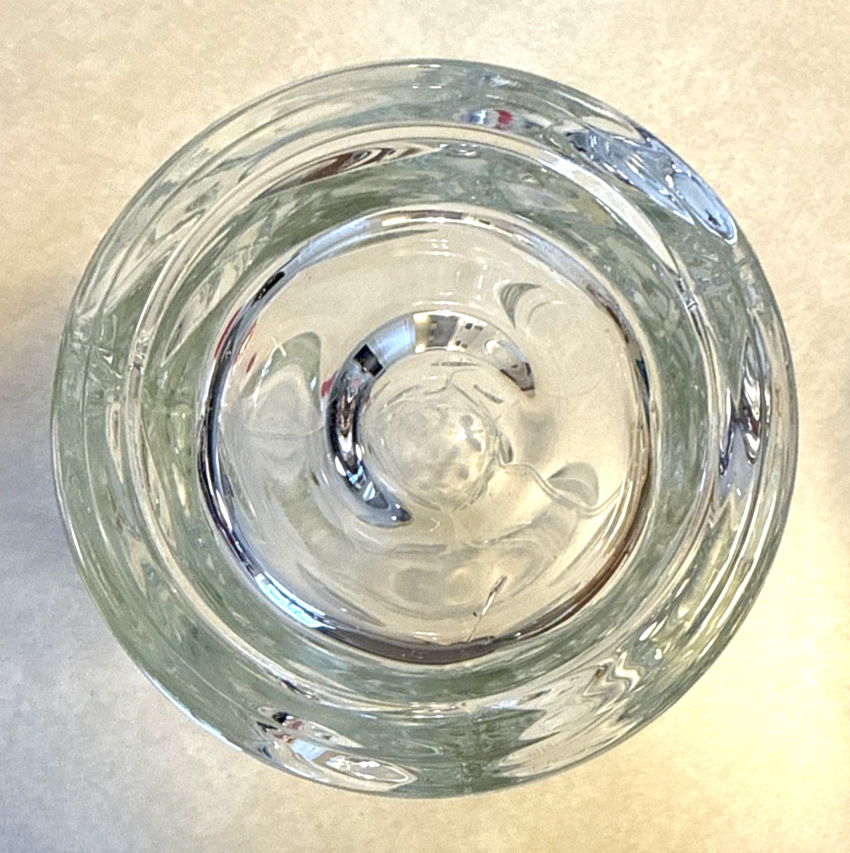 RCR Royal Crystal Rock Laurus Clear Lead Vase Made in Italy 11.75″ Tall