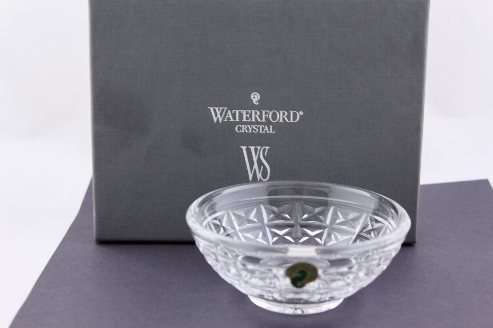 WATERFORD CRYSTAL SOCIETY WS DELANEY 5″ CRYSTAL BOWL – NIB