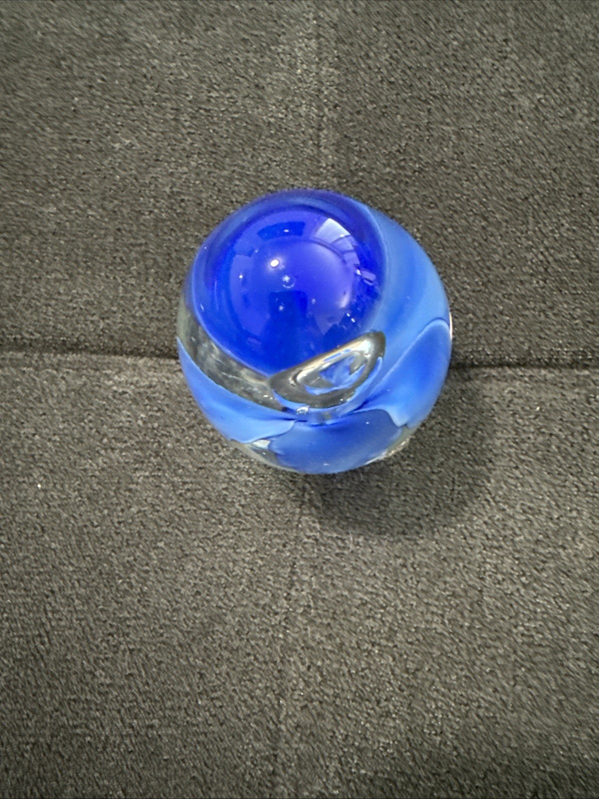 Beautiful Easter Luminescent Flower , Water Lily , Glass Paper Weight