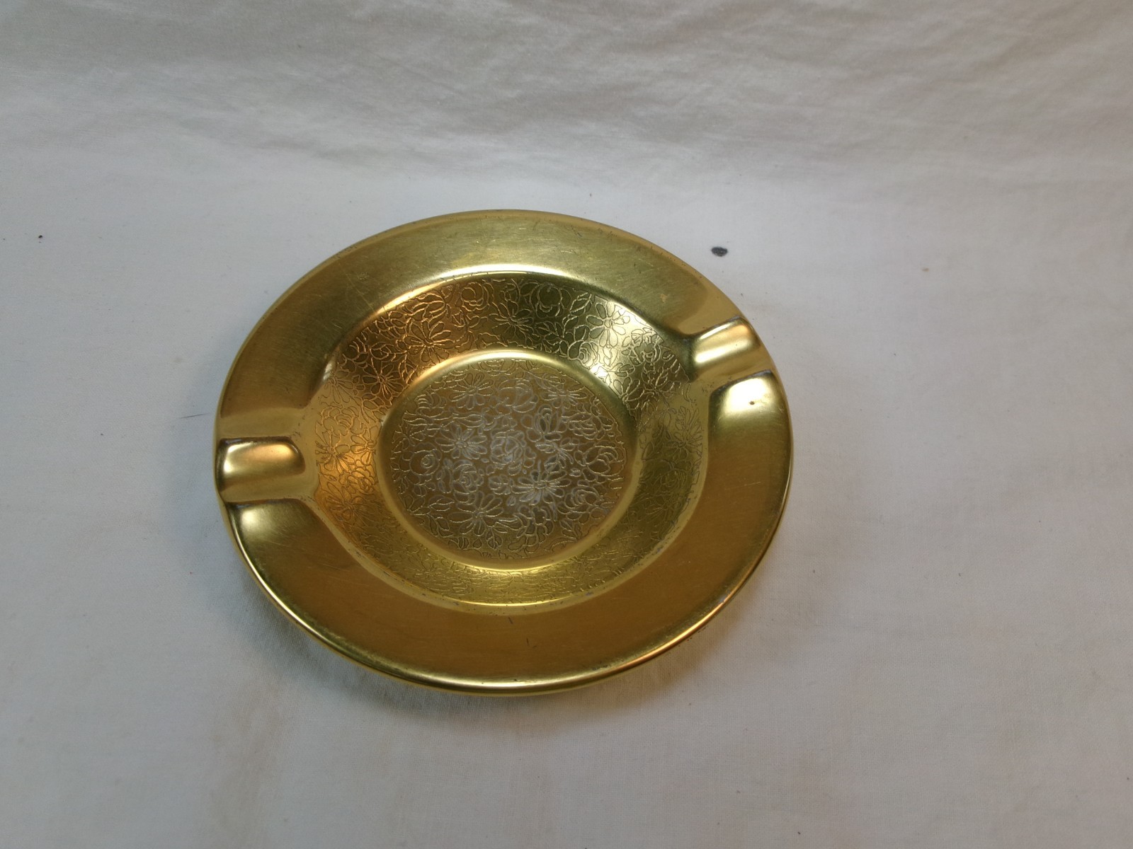 Vintage Pickard China Gold Color Ashtray Made in USA