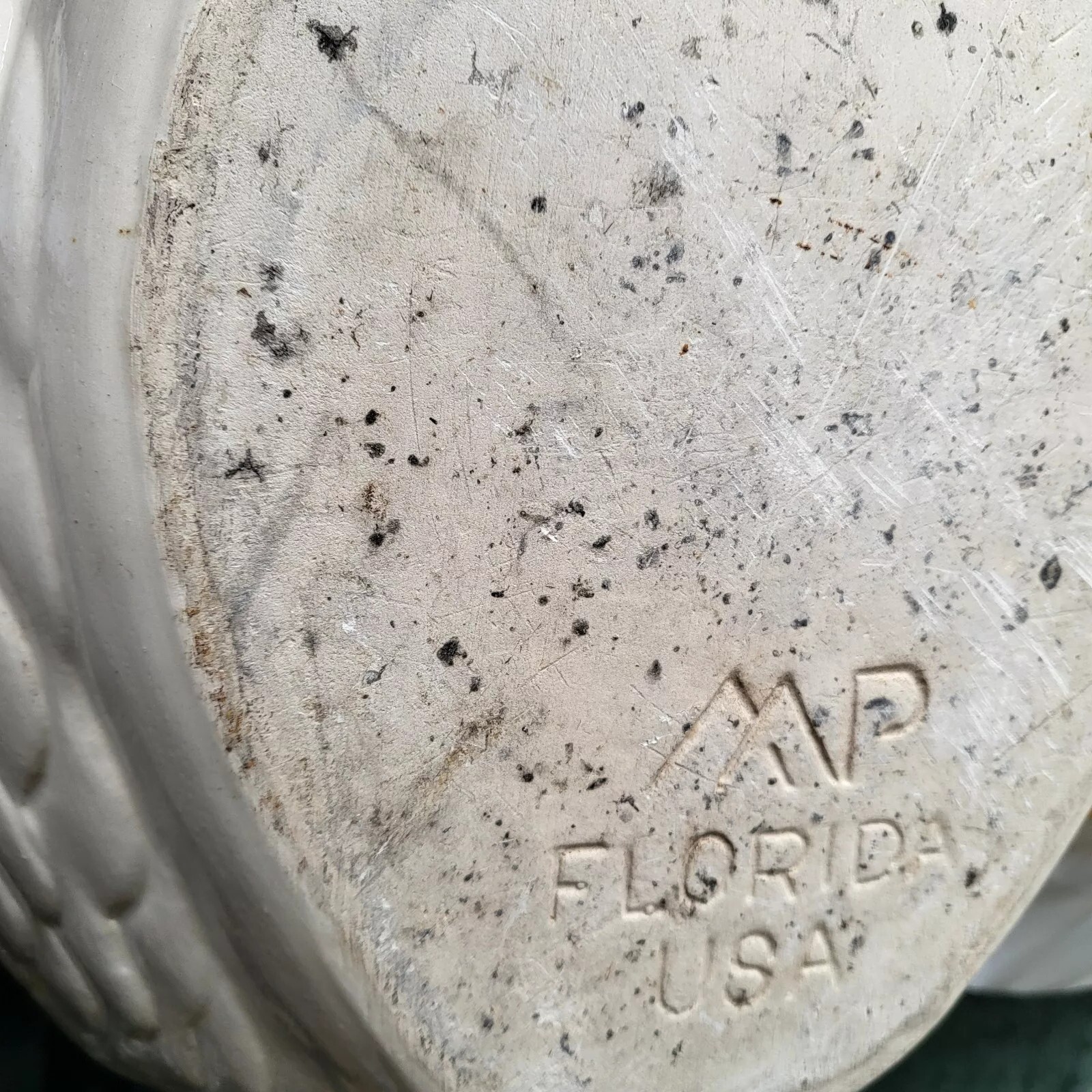 GIANT MP MOUNTAINSIDE POTTERY BOWL 8LB 15″ X 14″ X 5″ HIGHWHITE GLAZE IN AND OUT