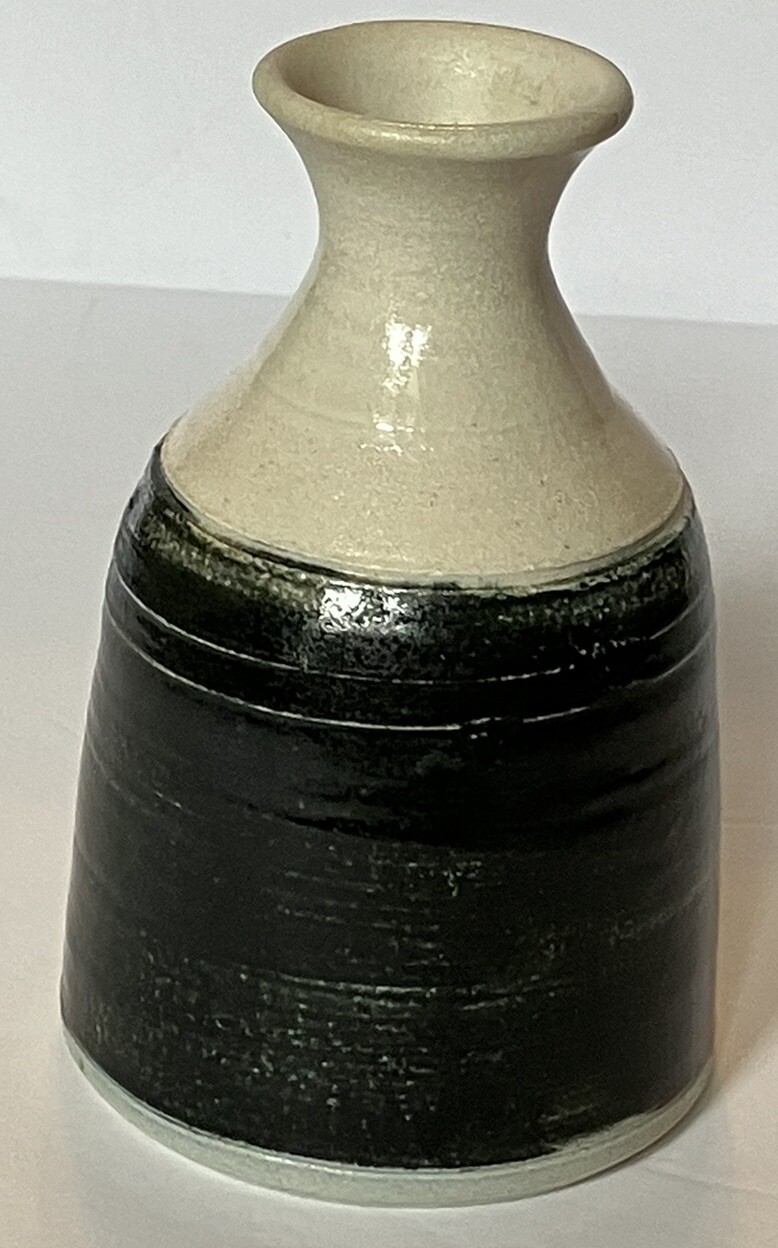 Studio Art Pottery Vase 4.75 Inches Green