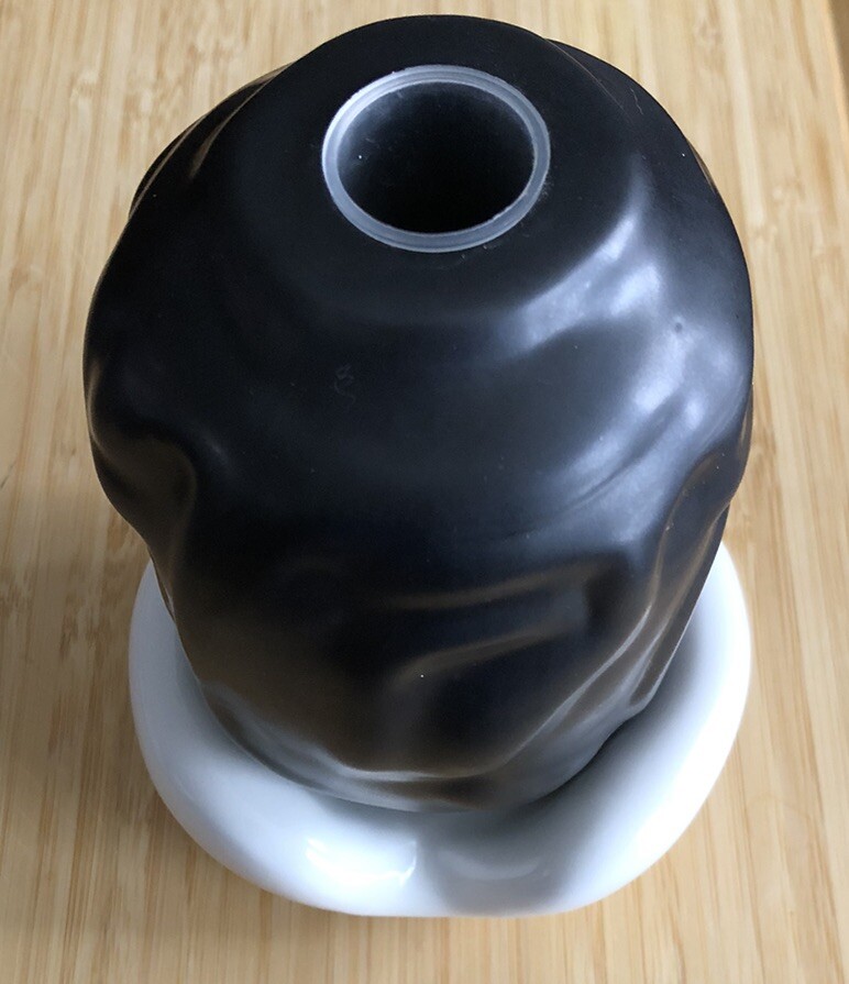 Weird IKEA Bud Vase Eclectic Decor Per B Sundberg Föremål Black Face White Hands