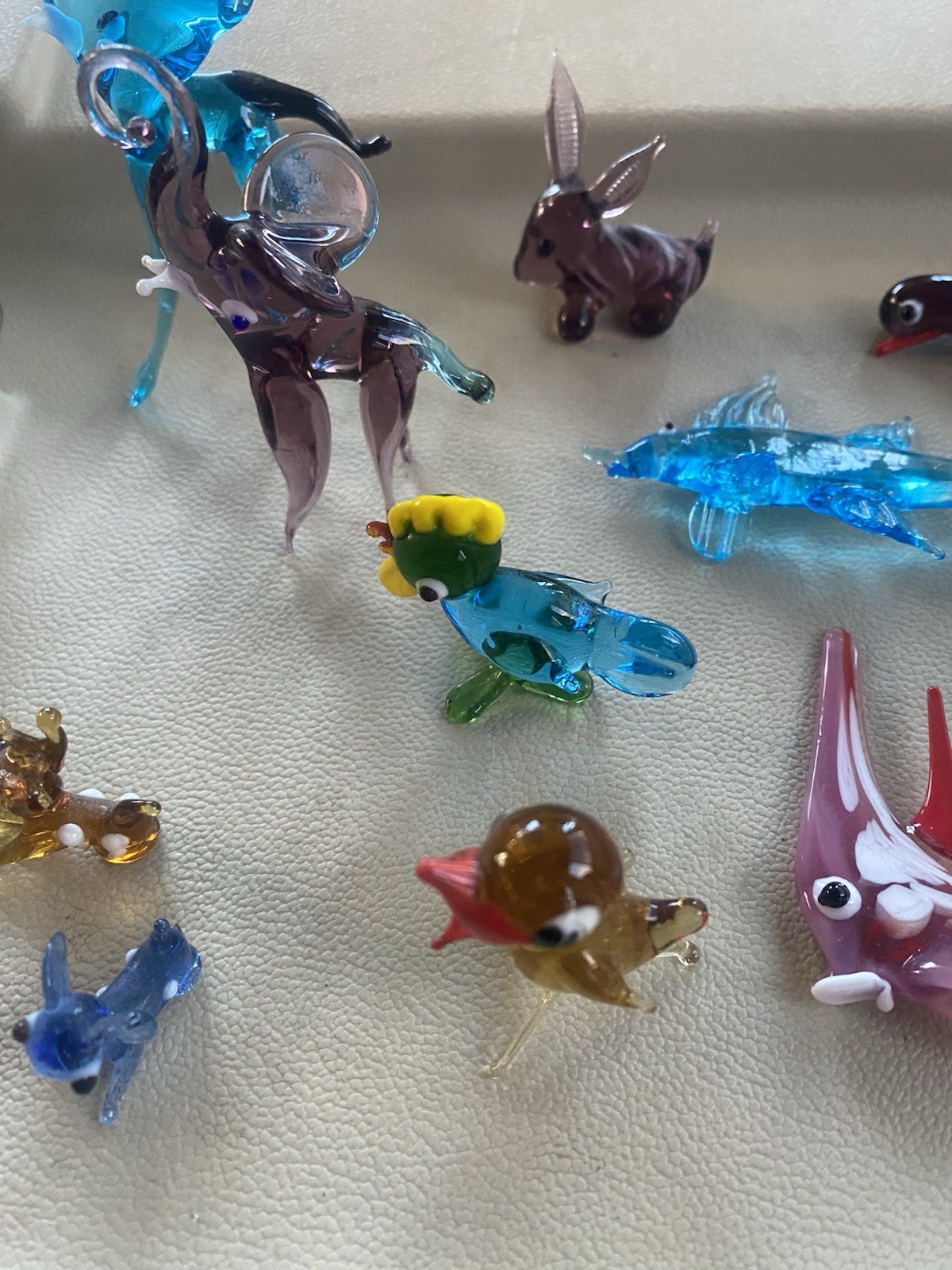 13 Russian Hand-Blown Art Glass