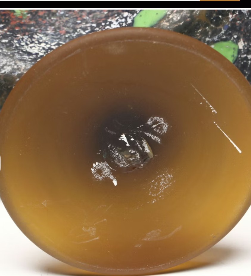 Rare Glass Art Vase Set by Romanian Artists Valer Semenescu & Lucian Butucariu.