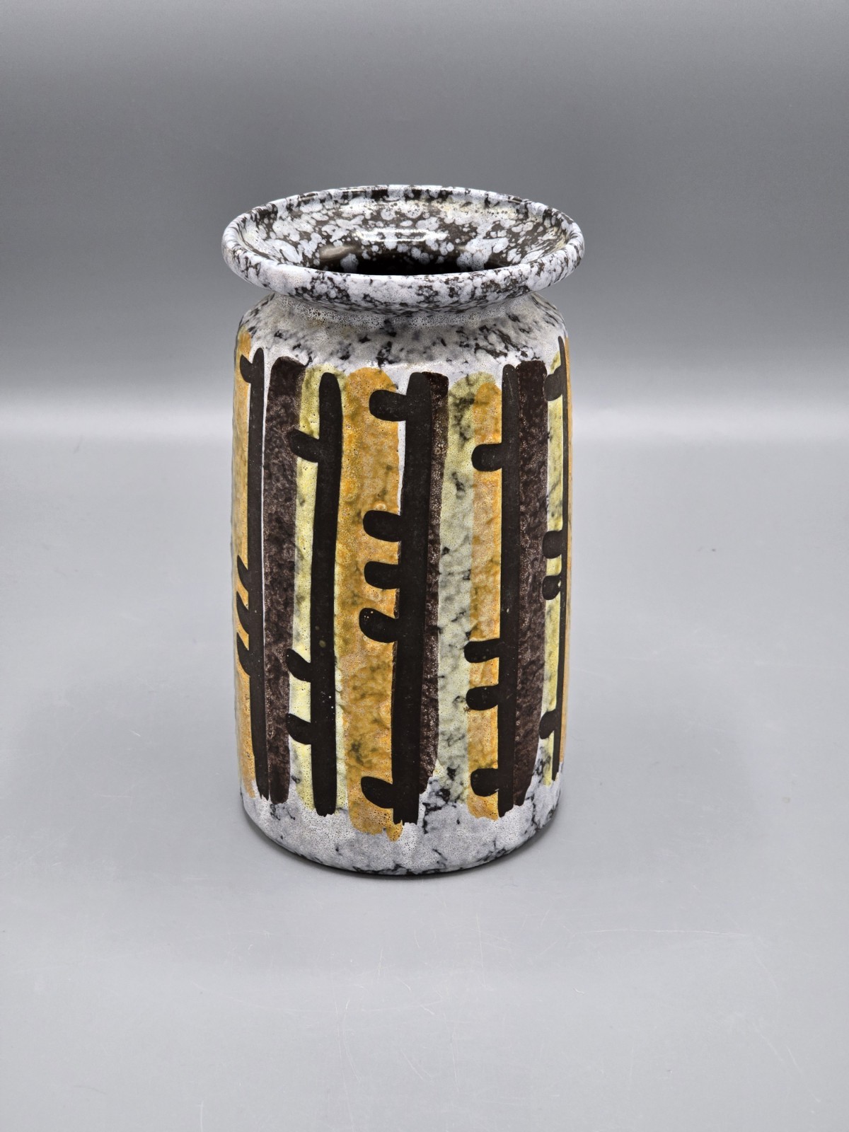 Vintage Strehla Mid Century German Pottery Vase