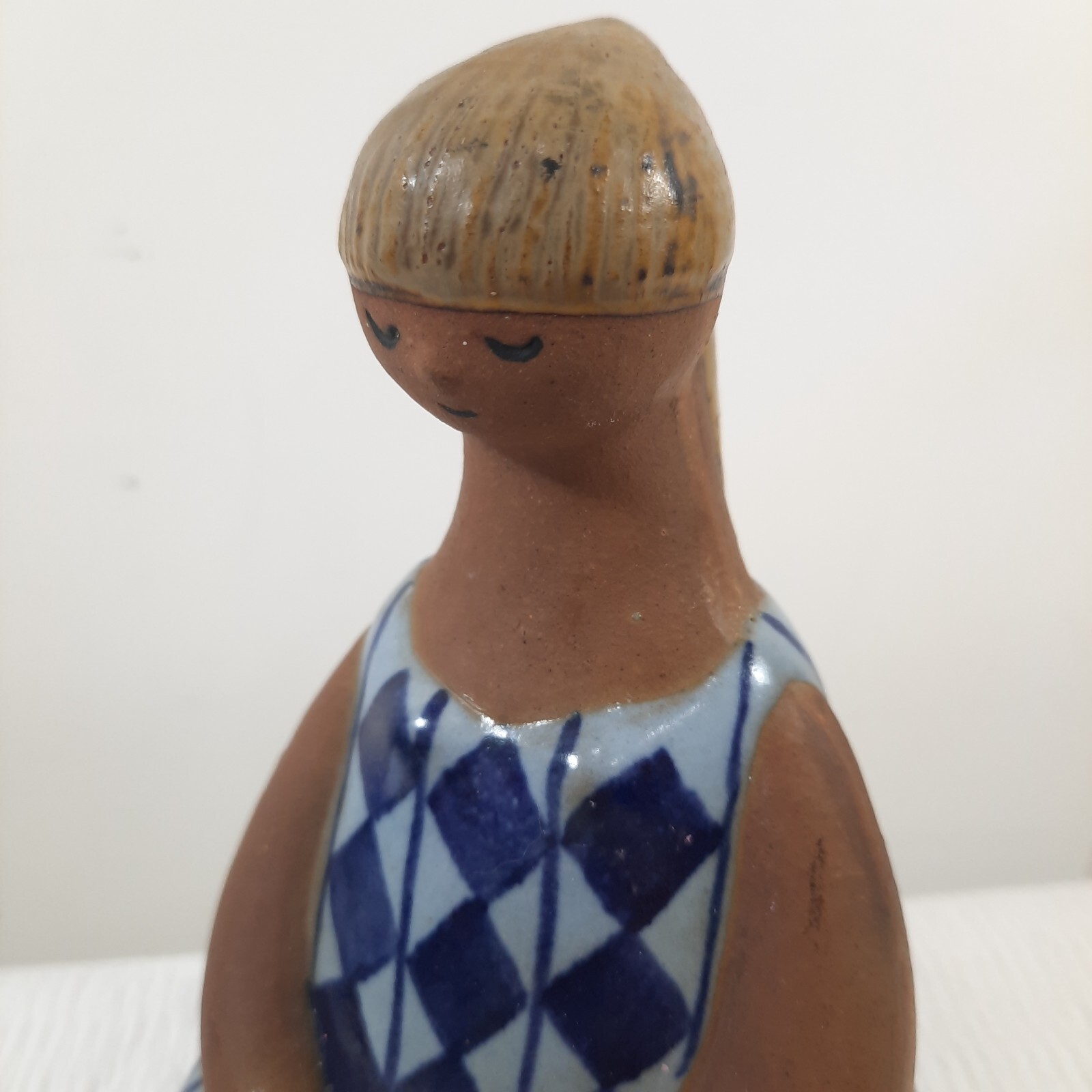 Gustavsberg Pottery Amelia Lisa Larson ABC Girls Bather Sweden figurine RARE