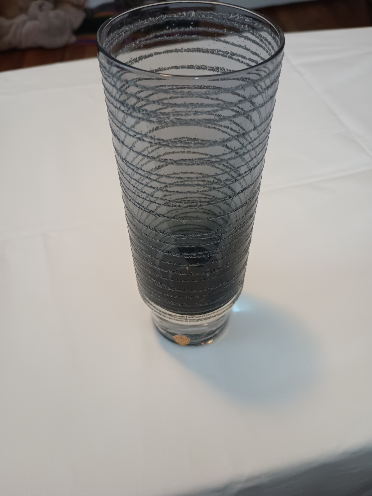 Sea Glasbruk 1970’s Swedish Smoky Glass Vase – Rune Strand