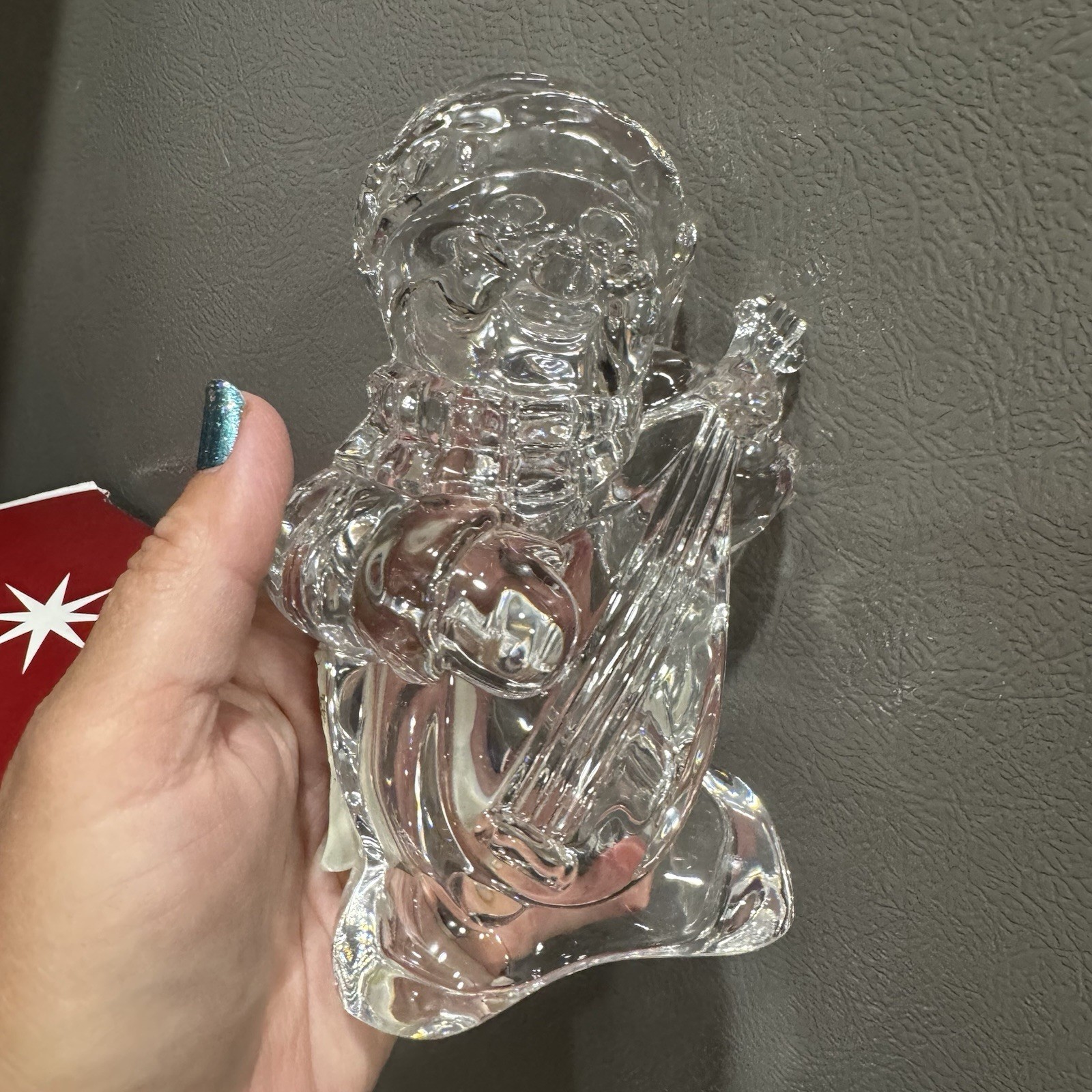 Mikasa Frosty’s Choir SNOWMAN Cello Full Lead Crystal Made Germany NIB!