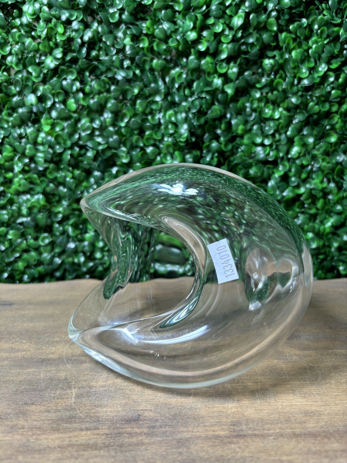 Steuben Clear Hallow Bird Chicken Signed Steuben D.P.P As Is