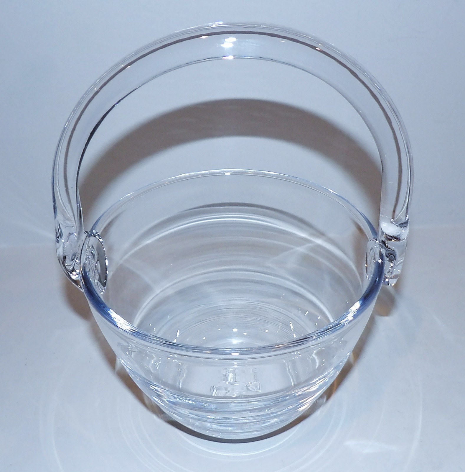 EXQUISITE SIMON PEARCE ART GLASS 8 5/8″ BASKET