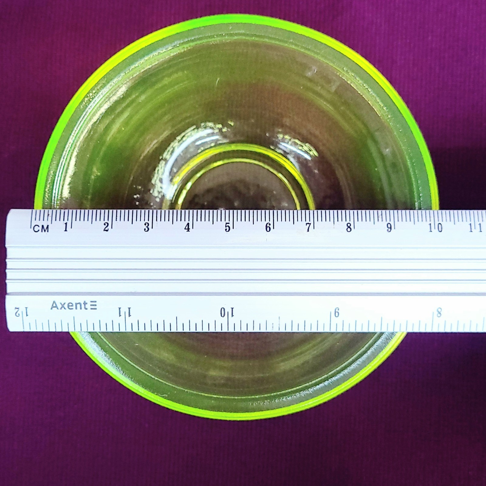 Uranium Yellow Glass Box Nude Woman Vaseline Clear Jewelry Box Art Deco