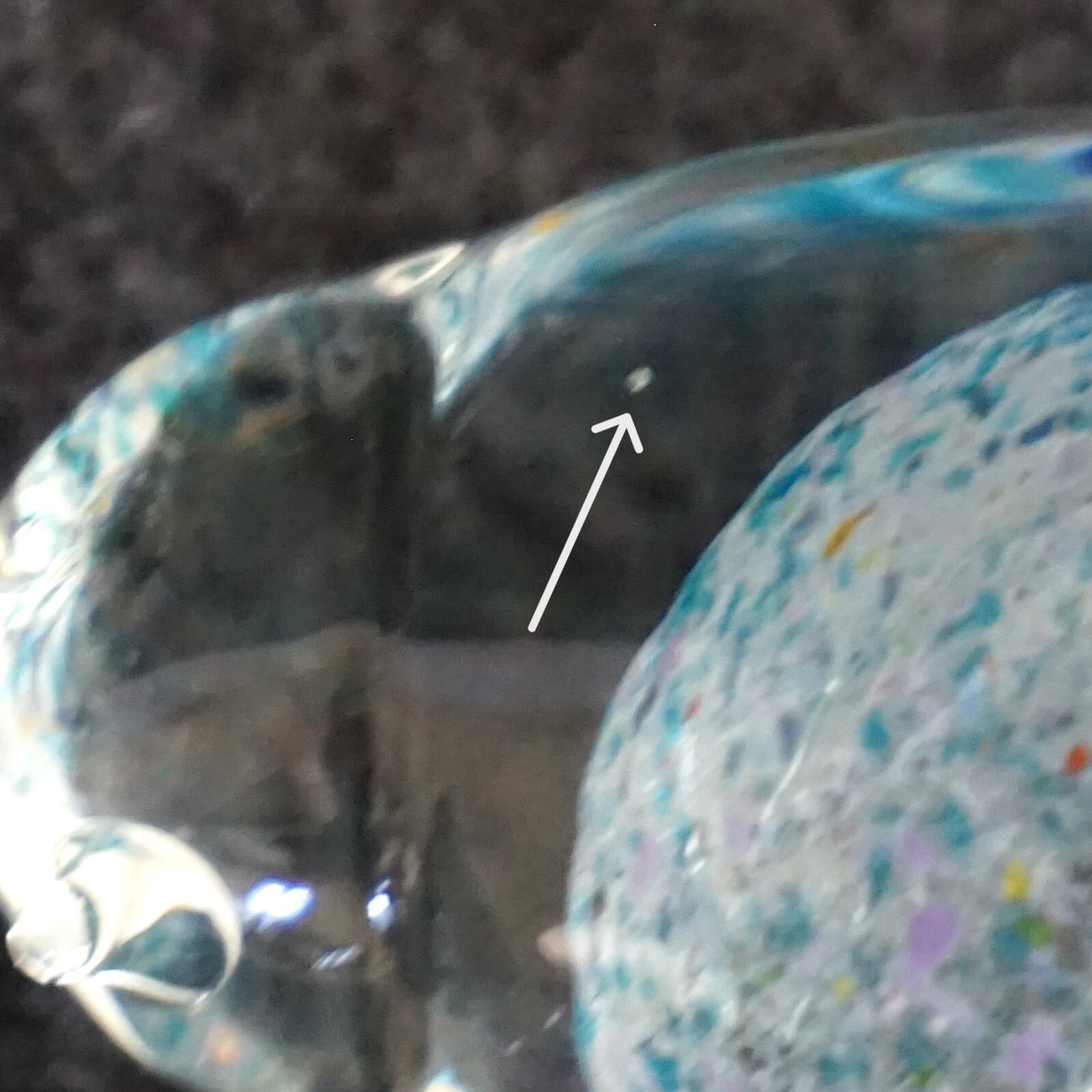 Randsfjord Art Glass Bird Paperweight Figurine Norway Handblown ** READ