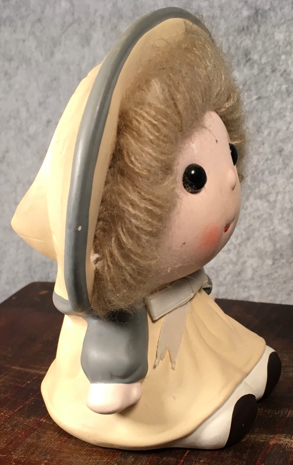 vintage CUTE NANCY PEW GIFTWARES CO Japan 2346 big eye doll head VASE planter
