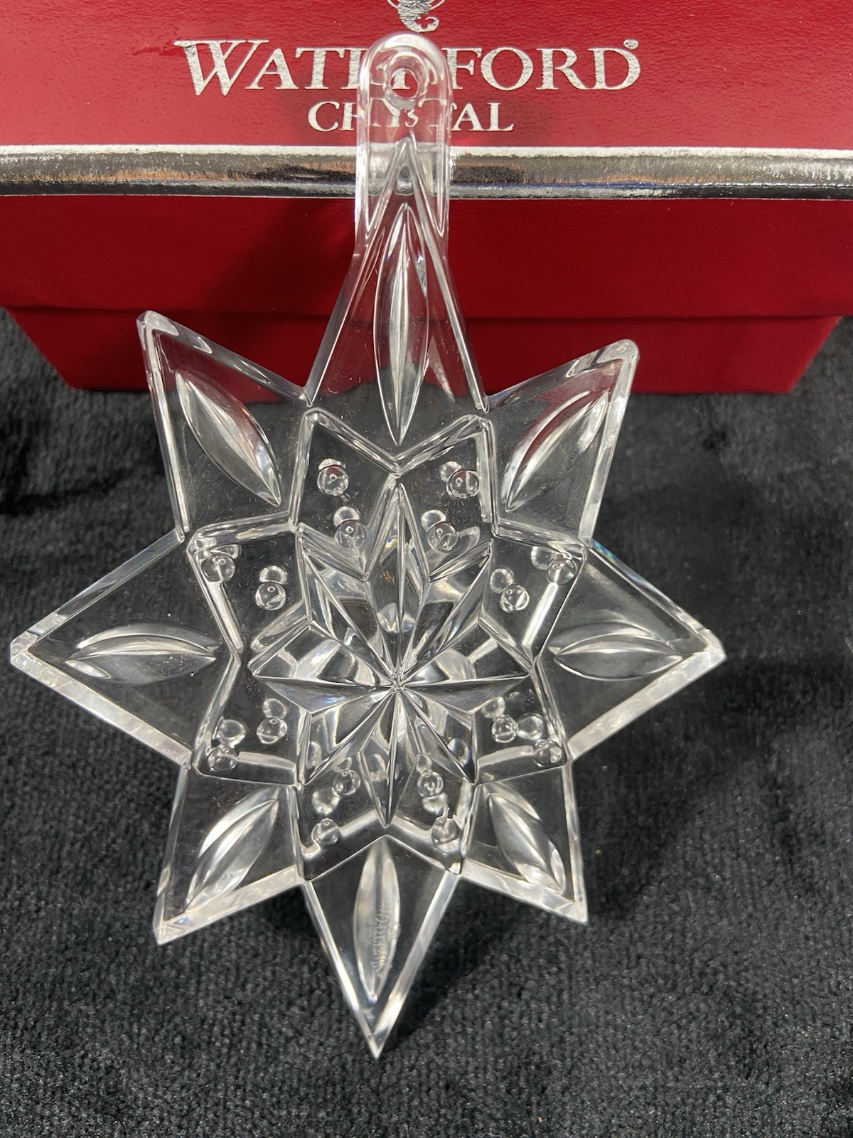 Waterford 2009 Crystal Snowstar Christmas Ornament 150337 in Original Box