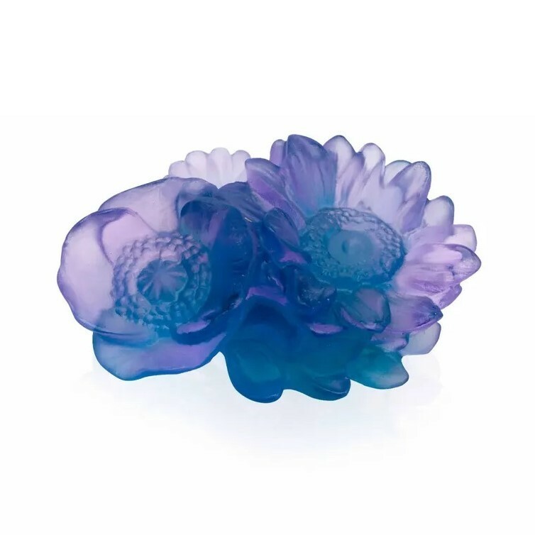 Daum France Crystal ‘Sweet Garden’ Decorative Flower Figurine, New in Box