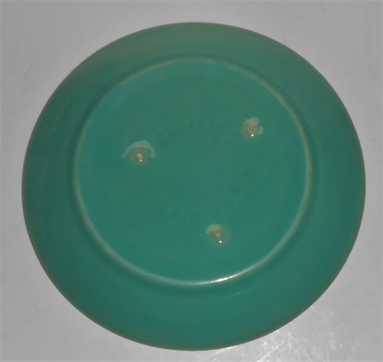 Vintage Bauer Pottery Ring Ware Jade Saucer