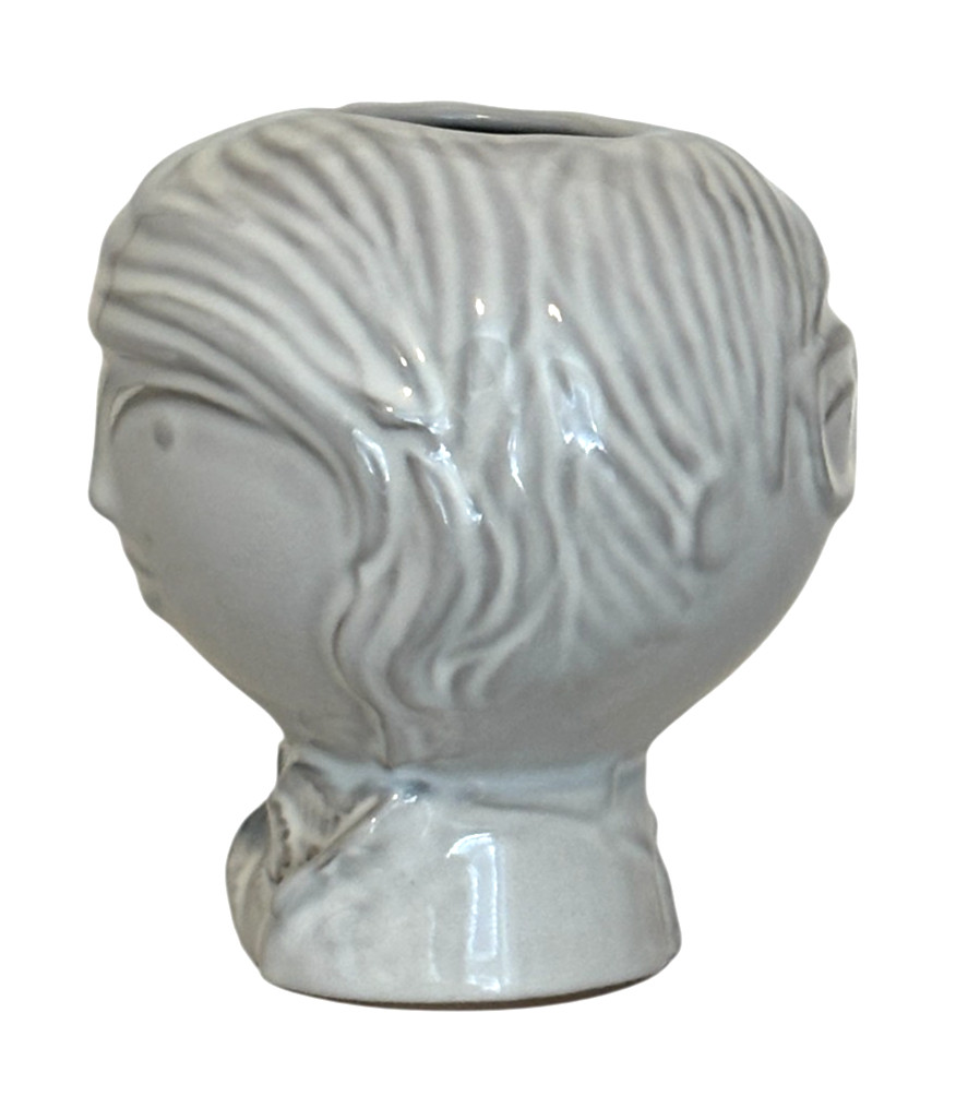 Jonathan Alder Two-Faced Head Vase Man Woman Signed