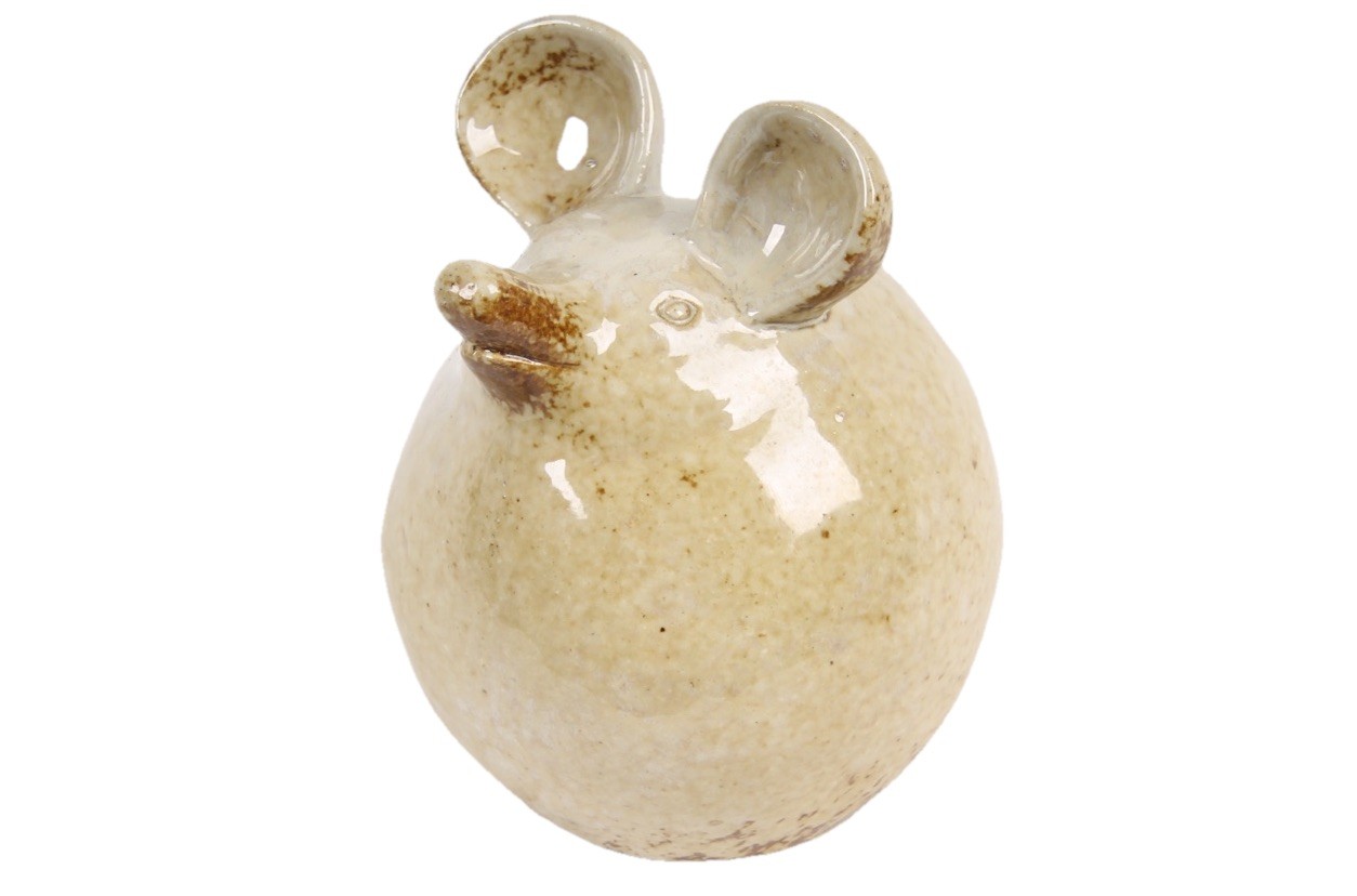 BIG EAR MOUSE – HAPPY STUDIO POTTERY SUPER FAT FARMHOUSE POTTERY COUNTRY DECOR