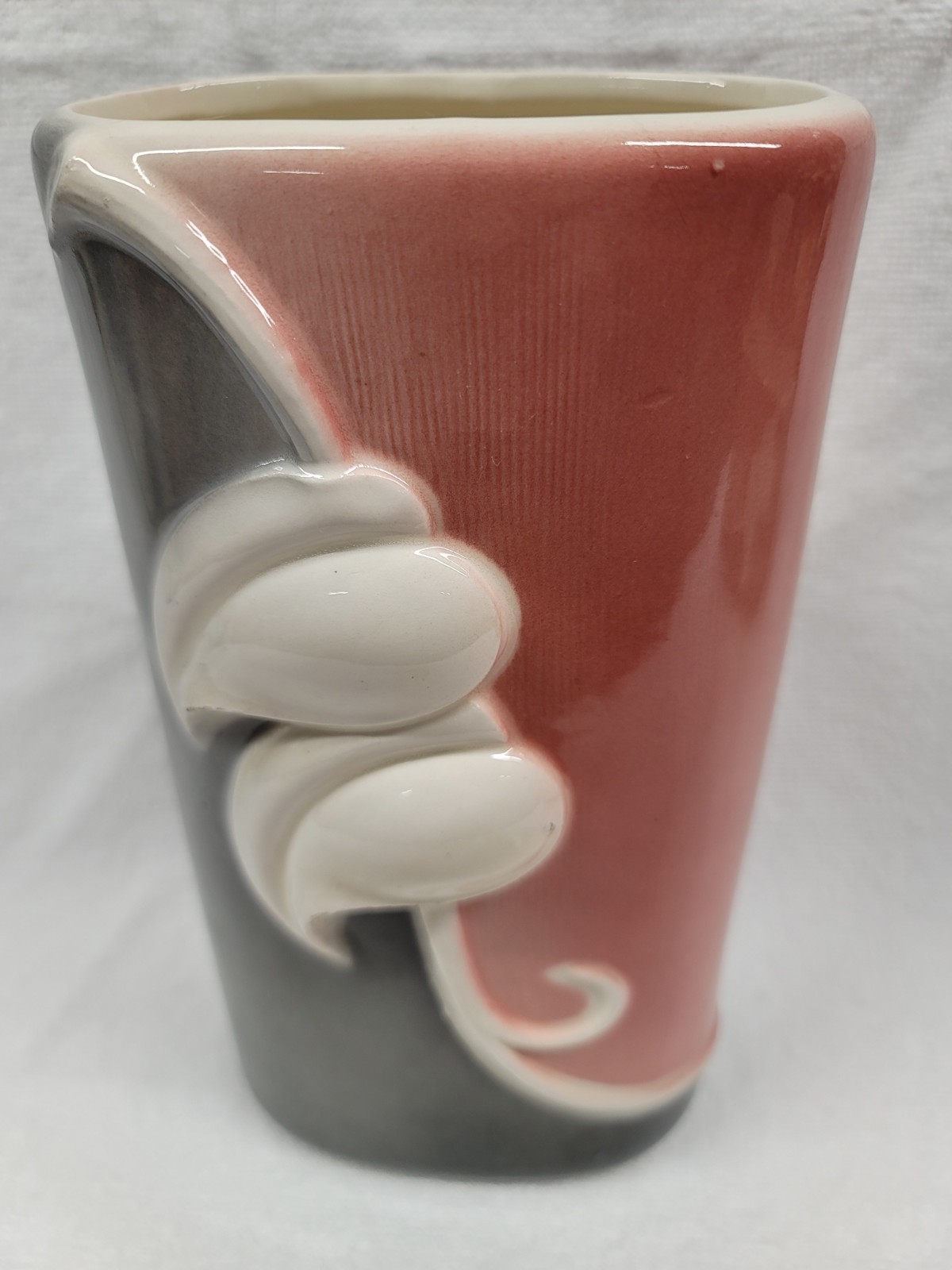 8 1/2″ & 4″ x 7 1/2″ TRAILING LEAF VASE & PLANTER BY ROYAL COPLEY, ROYAL WINDSOR