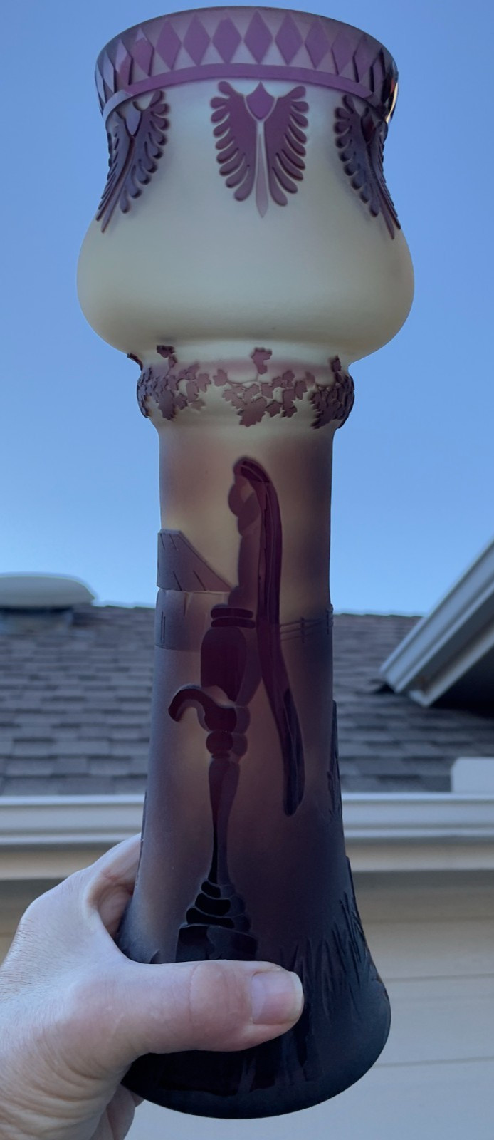 Fenton Kelsey Murphy Robert Bomkamp Cameo Vase “The Sower”