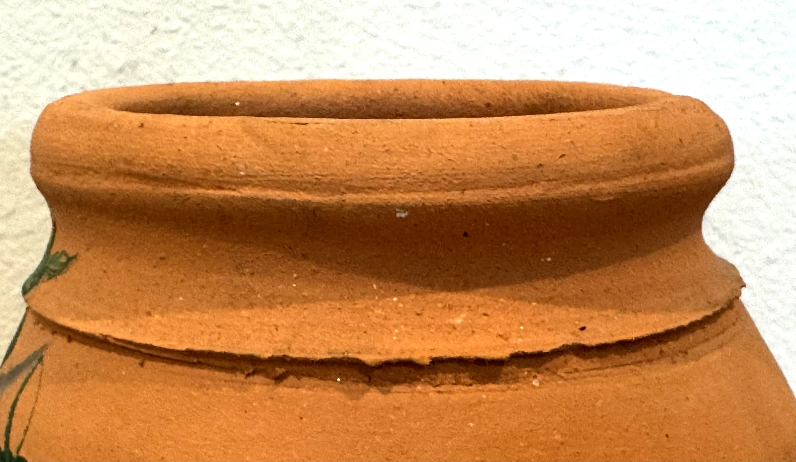 Vintage Rare HTF Hewells Pottery Terracotta 11″ Planter Vase Signed “Donna”