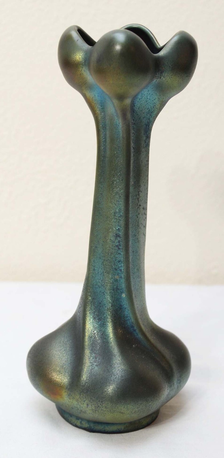 Vintage Bohemian Art Nouveau Heliosine Ware Ceramic Vase