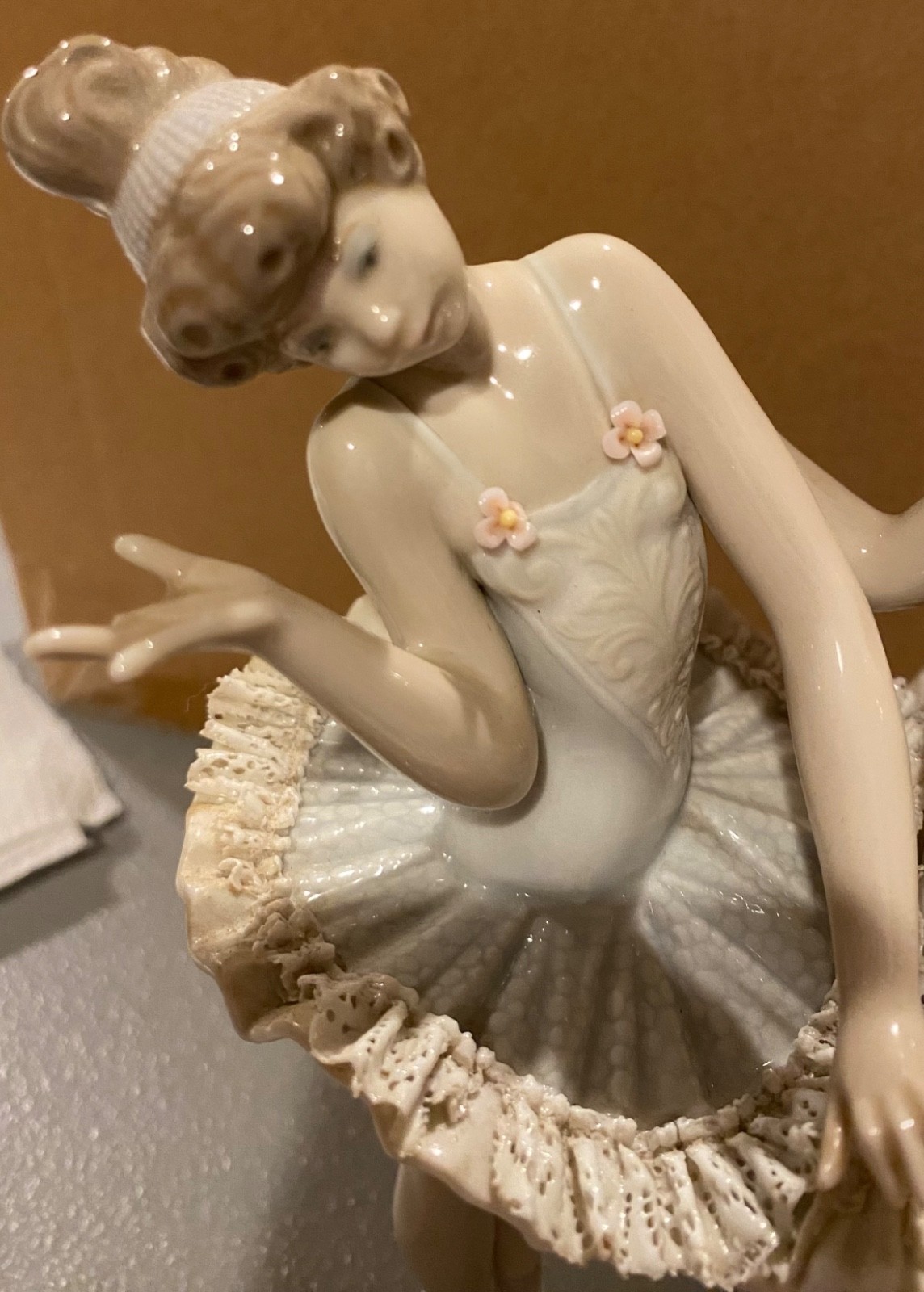 Lladro Spain porcelain figurine Ballet Dress Rehearsal #5497 Ballerina 7.5″