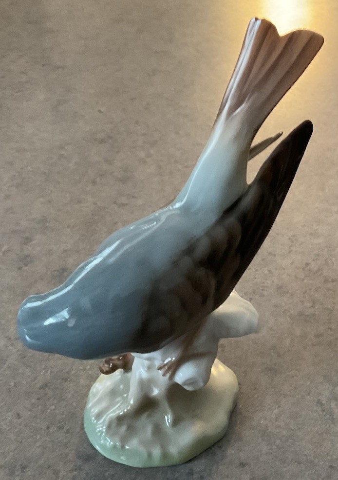 HUTSCHENREUTHER :: “REDSTART CHEN” 4 1/4” BIRD FIGURINE K Tutter 1960’s GERMANY