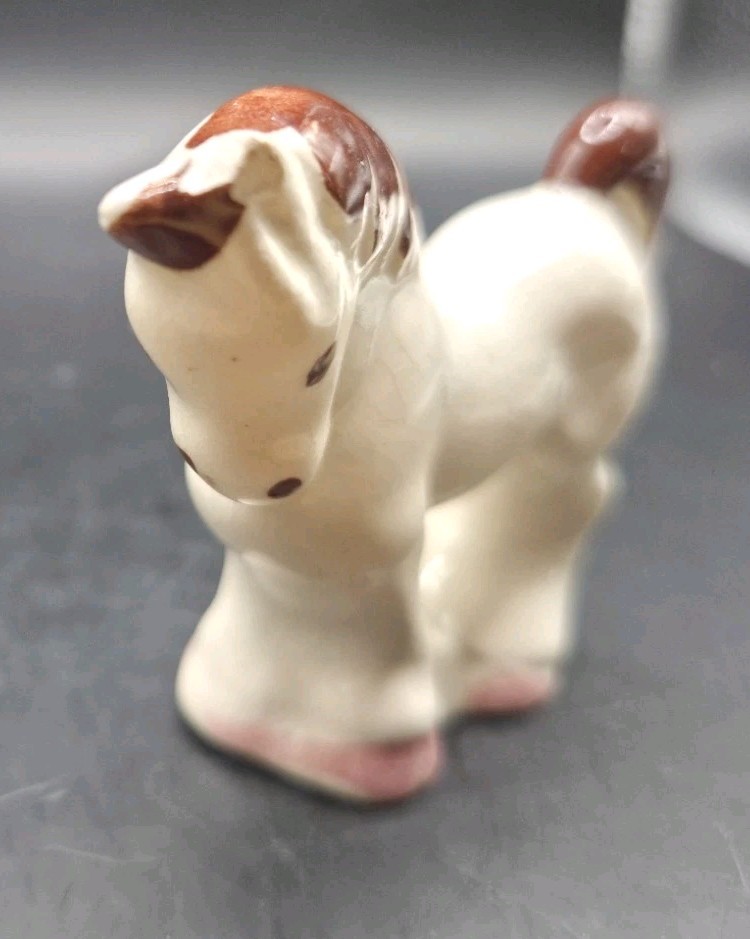 3 Vtg Rio Hondo California Pottery Figurines Horse Kitten Puppy MCM Please READ