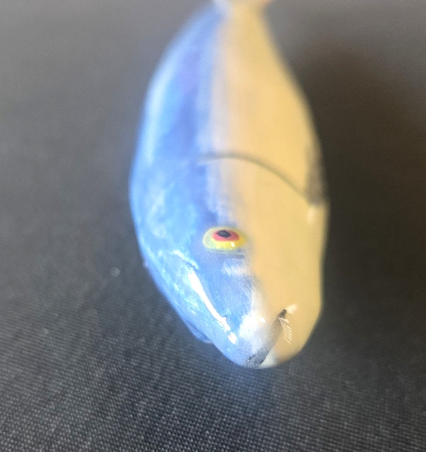 Vintage Ceramic Sardine Fish Jay Willfred For Andrea By Sadek 8″ Knife Rest EUC