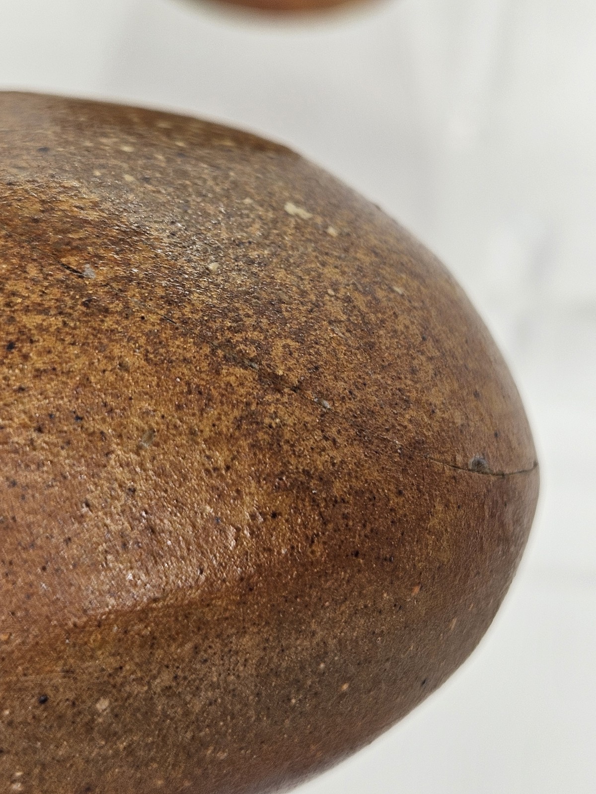 Tim Senn Tafts Mill Studio Art Pottery Vase & Stones Bloomington WI