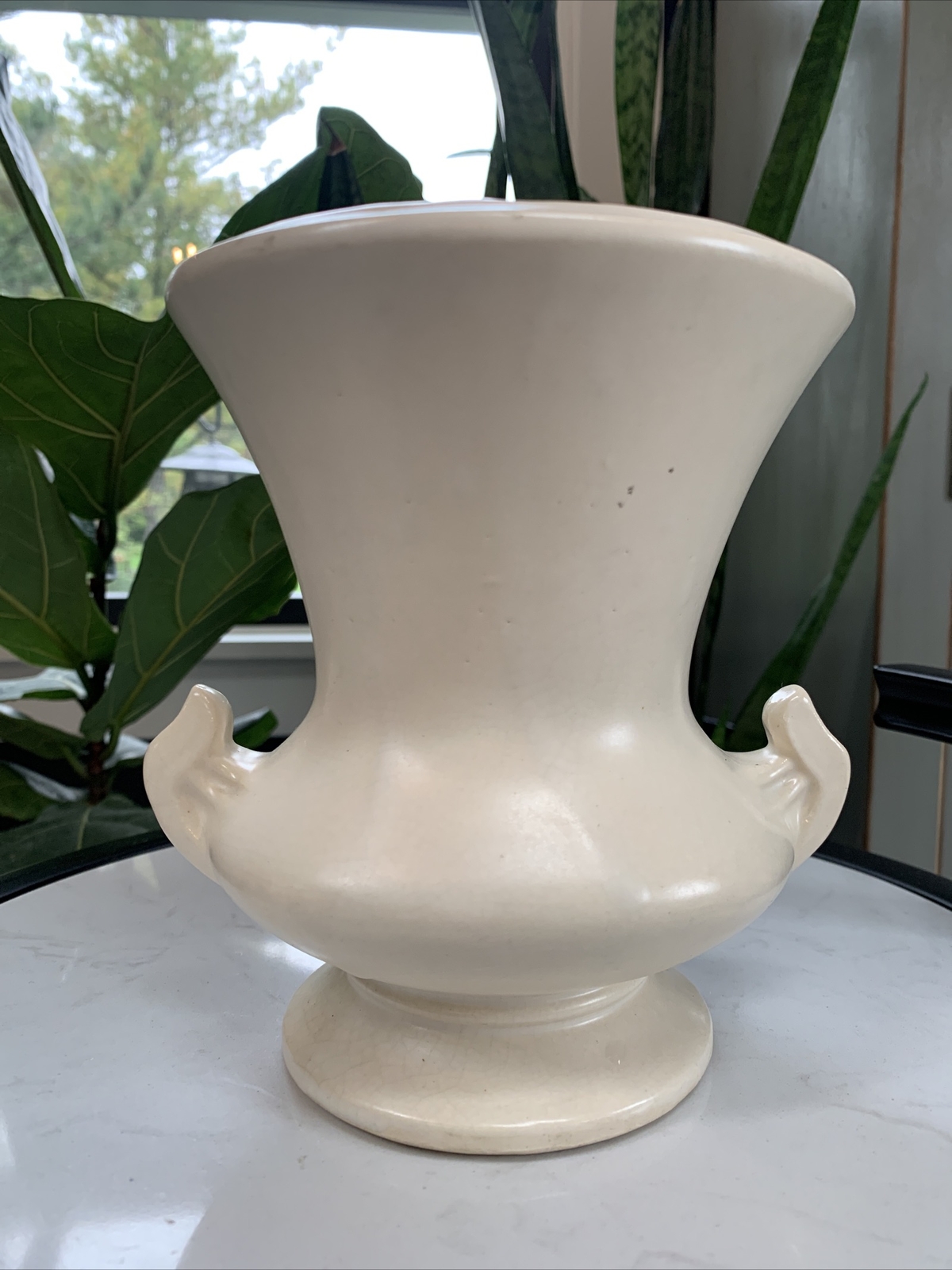 Vintage McCoy Pottery vase “Blossom Time”, 6.75 inches Excellent Condition