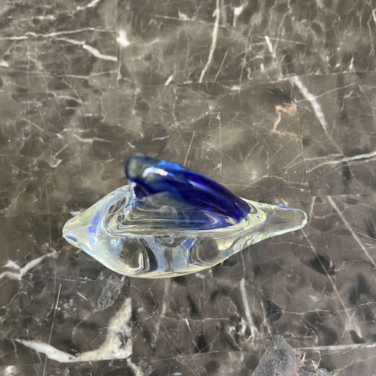 Art Glass Paperweight Sailboat Molten Nautical Handcrafted Boat Dynasty Gallery