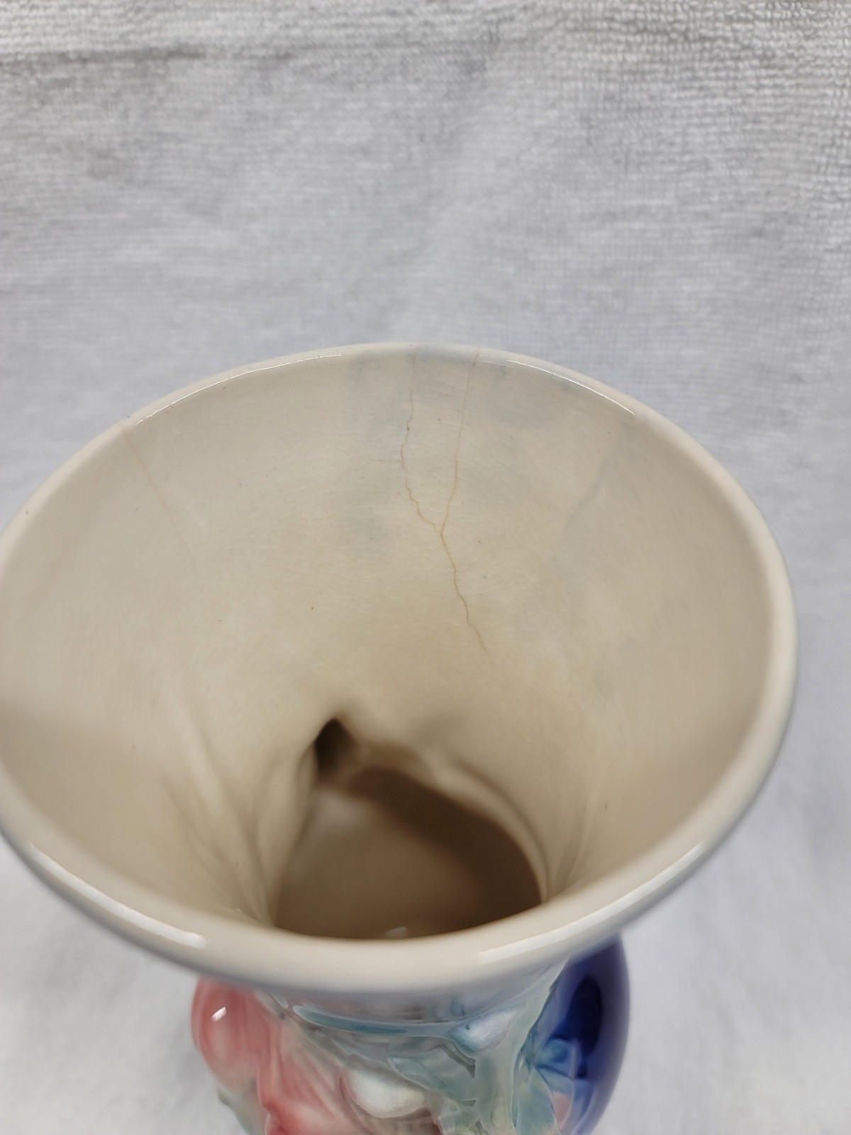 8″ FLORAL ELEGANCE VASE BY ROYAL COPLEY, ROYAL WINDSOR, SPAULDING