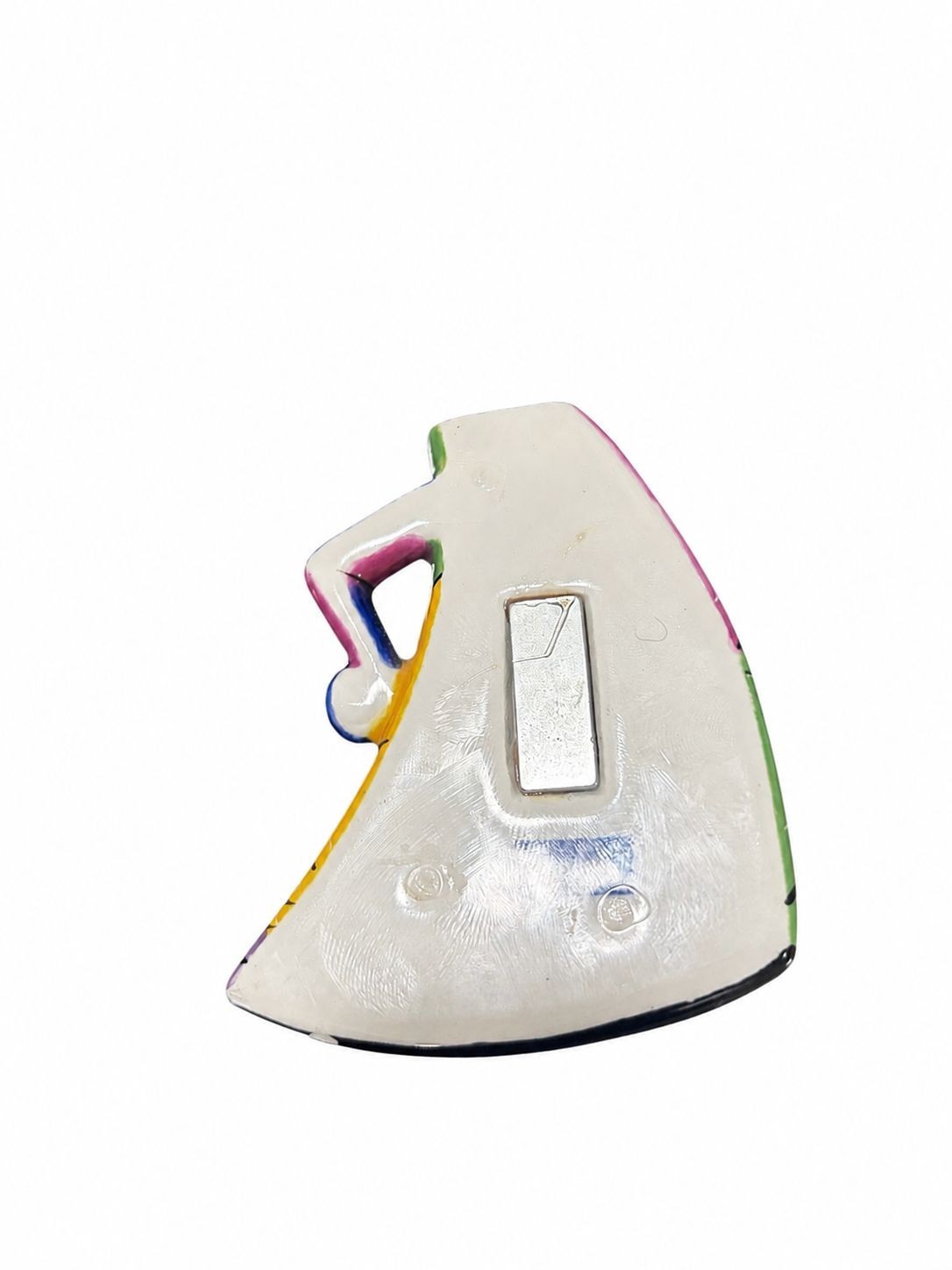 Muzeum Picasso Inspired Miniature Pocket Vase Magnet Colorful Abstract Art