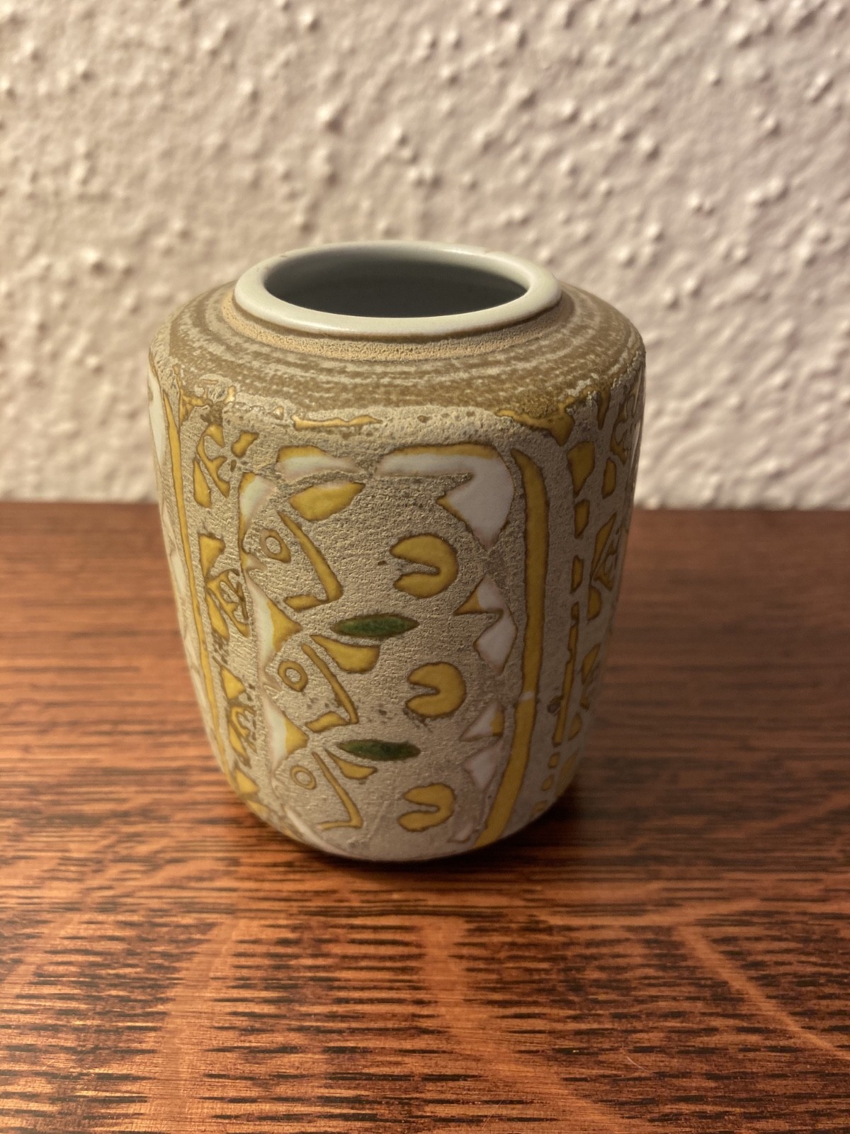 Royal Copenhagen MCM Faience Vase: Nils Thorsson, Denmark, Baca Series